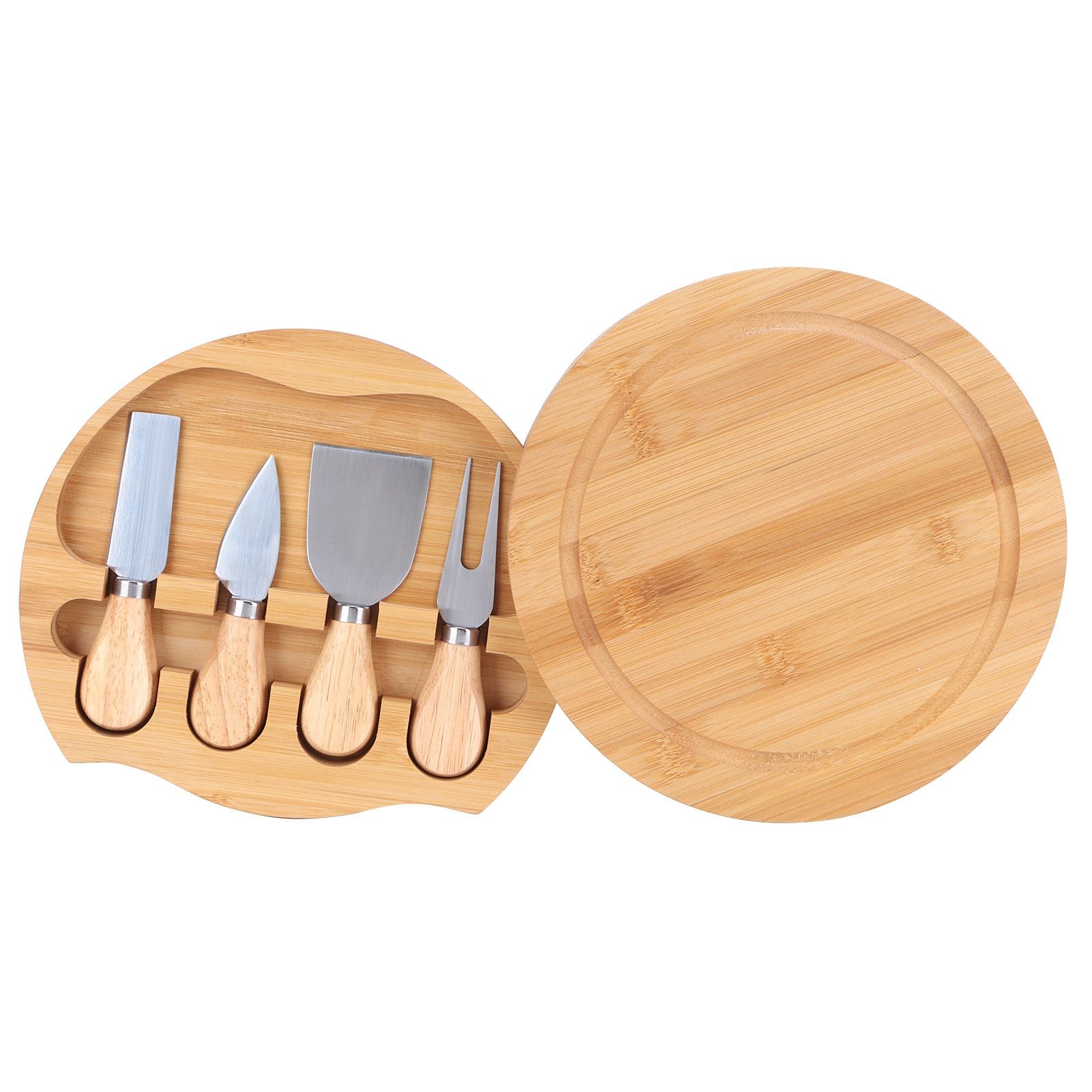 Stainless Steel Cheese Knives Wood Handle Cheese Cutting Knife Cutter Set