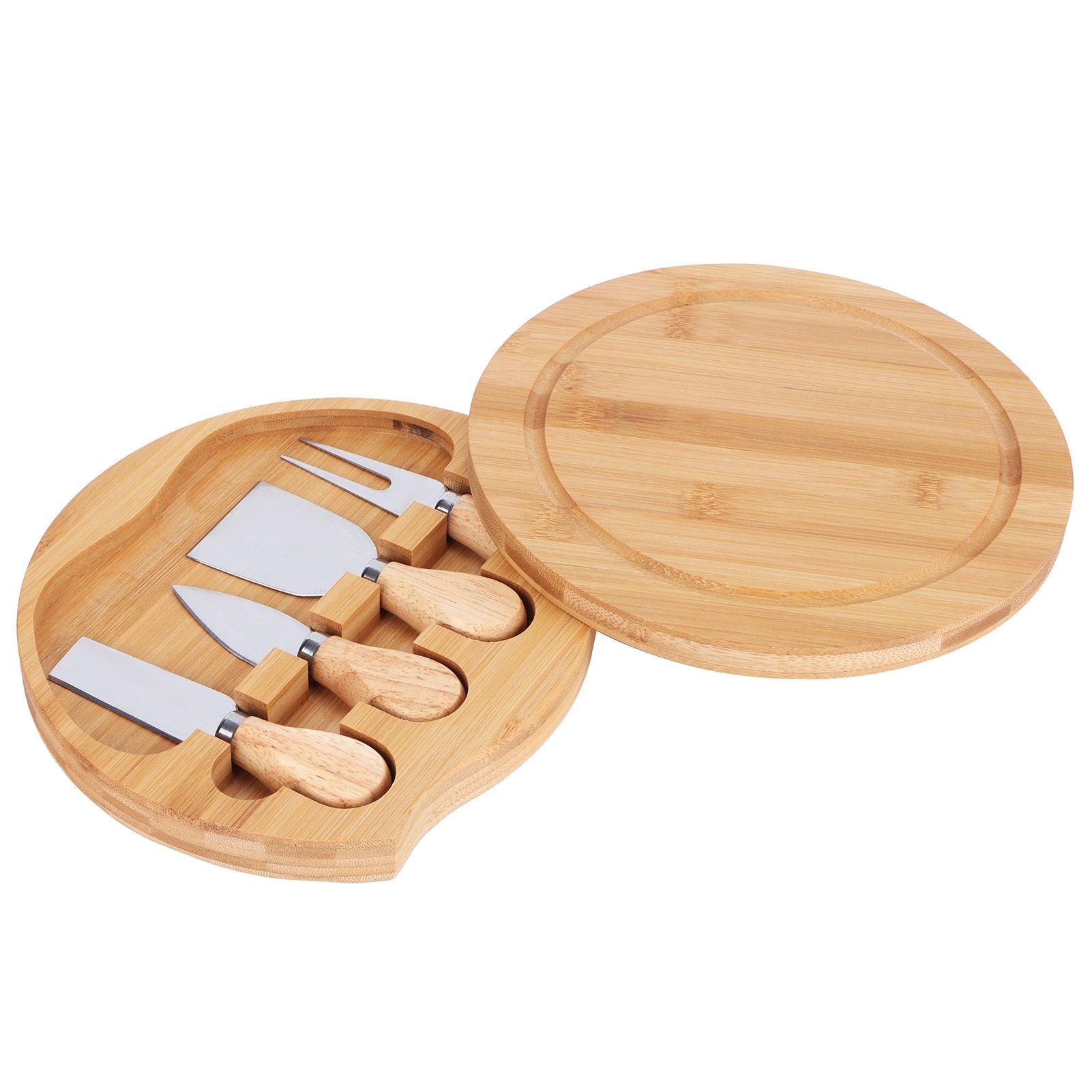 Stainless Steel Cheese Knives Wood Handle Cheese Cutting Knife Cutter Set view 2