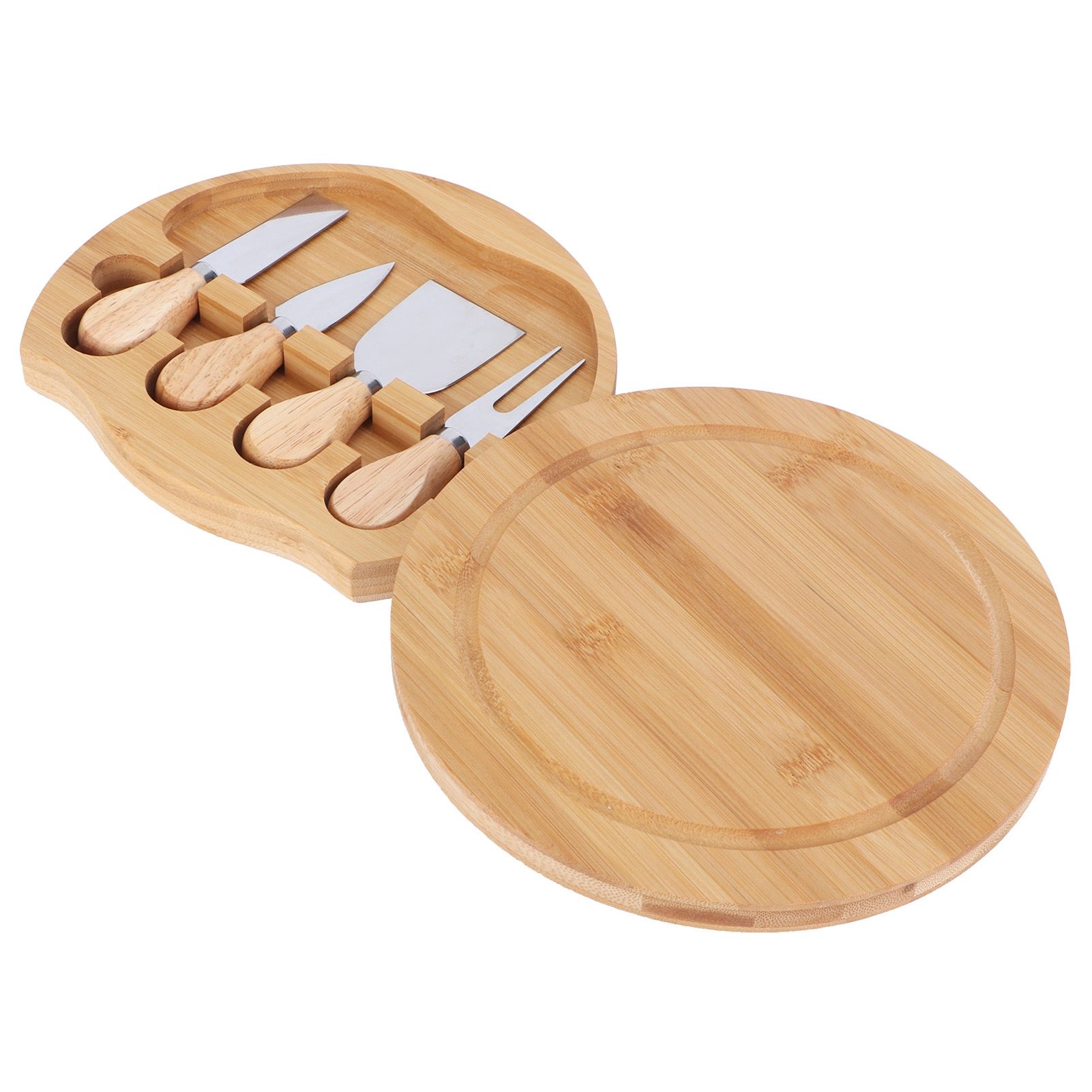 Stainless Steel Cheese Knives Wood Handle Cheese Cutting Knife Cutter Set view 3