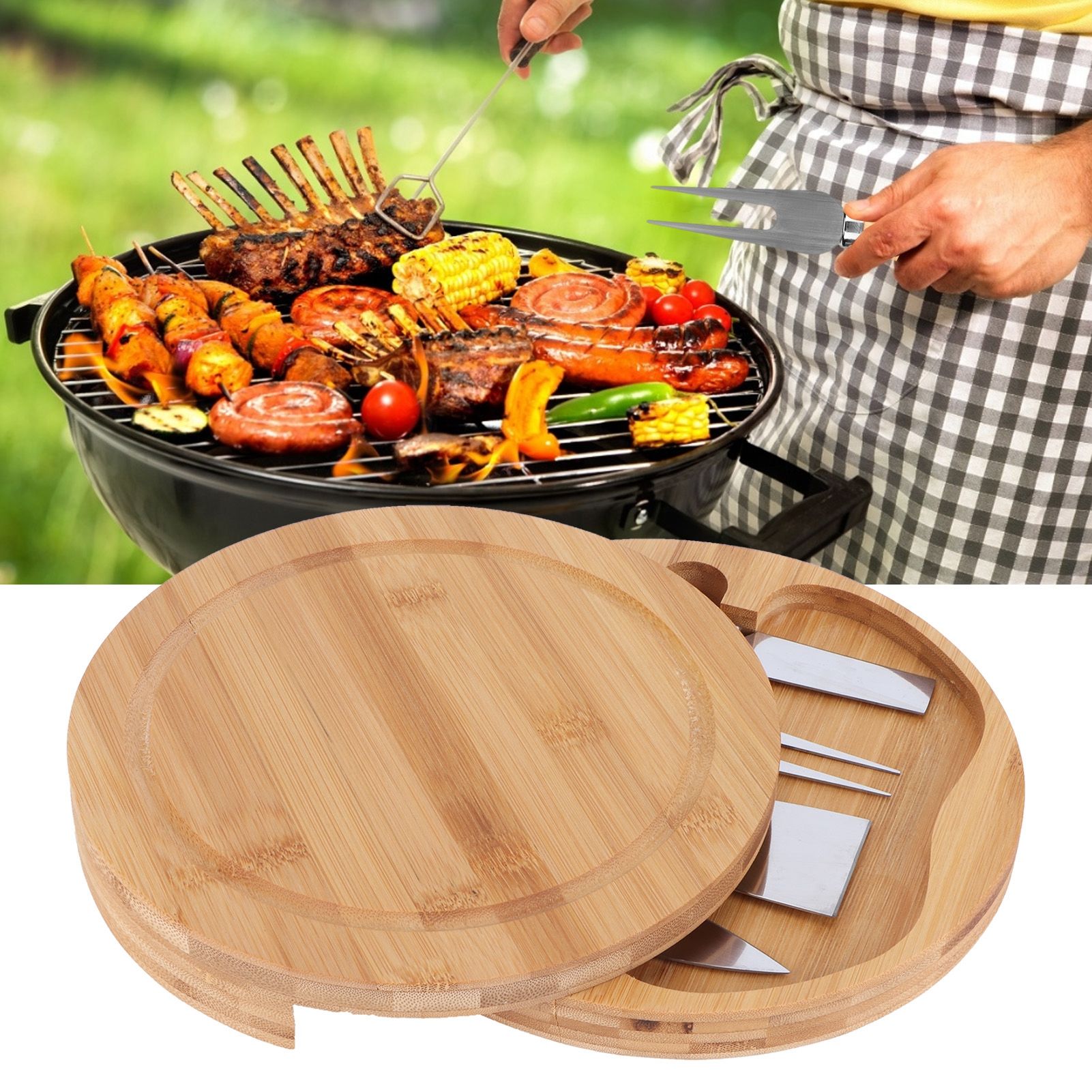 Stainless Steel Cheese Knives Wood Handle Cheese Cutting Knife Cutter Set view 10