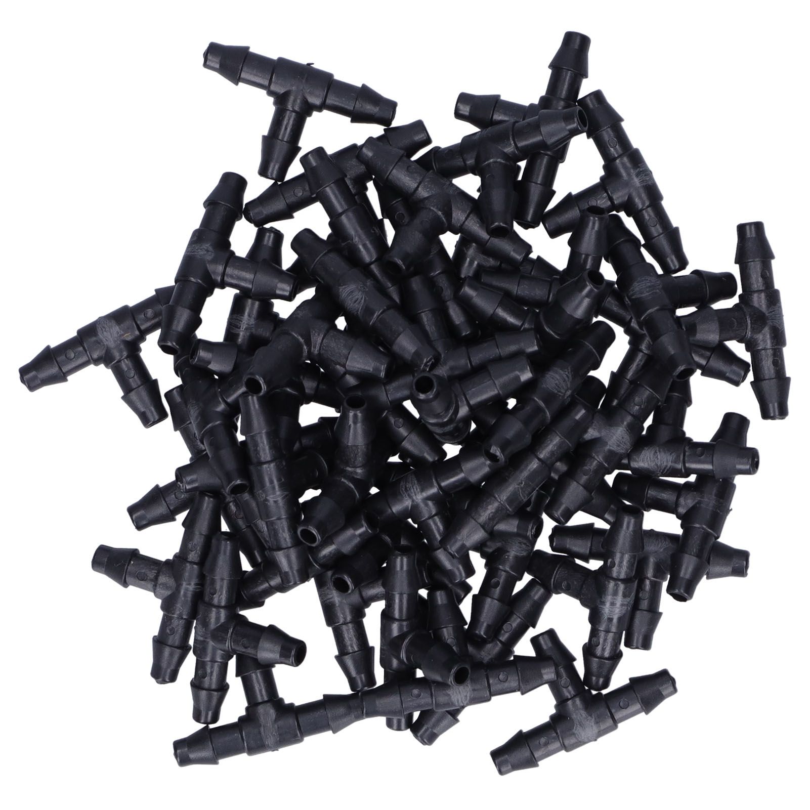 100PCS Tee Connector 4/7 Hose Connector Garden Irrigation Fittings for Micro view 2