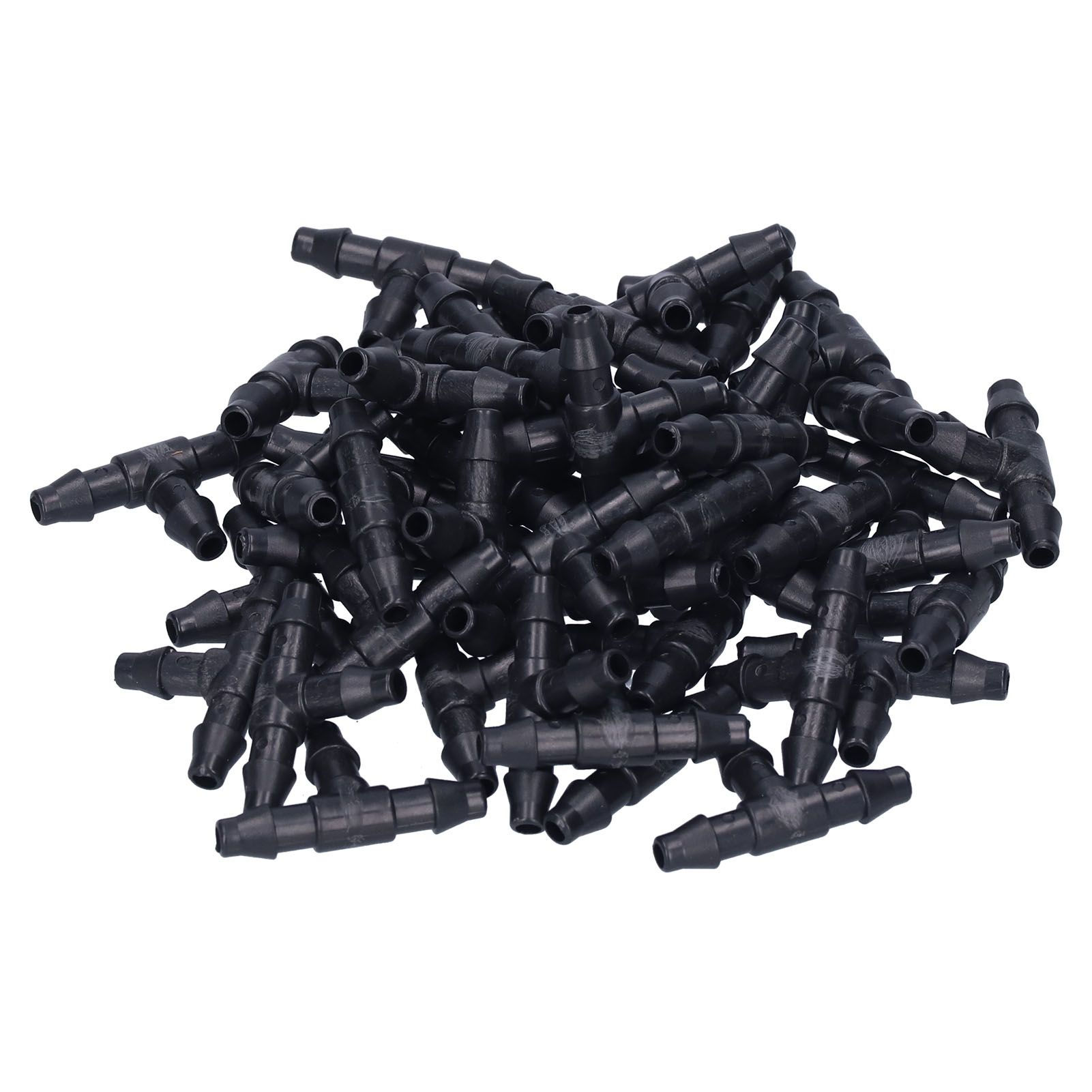 100PCS Tee Connector 4/7 Hose Connector Garden Irrigation Fittings for Micro view 3