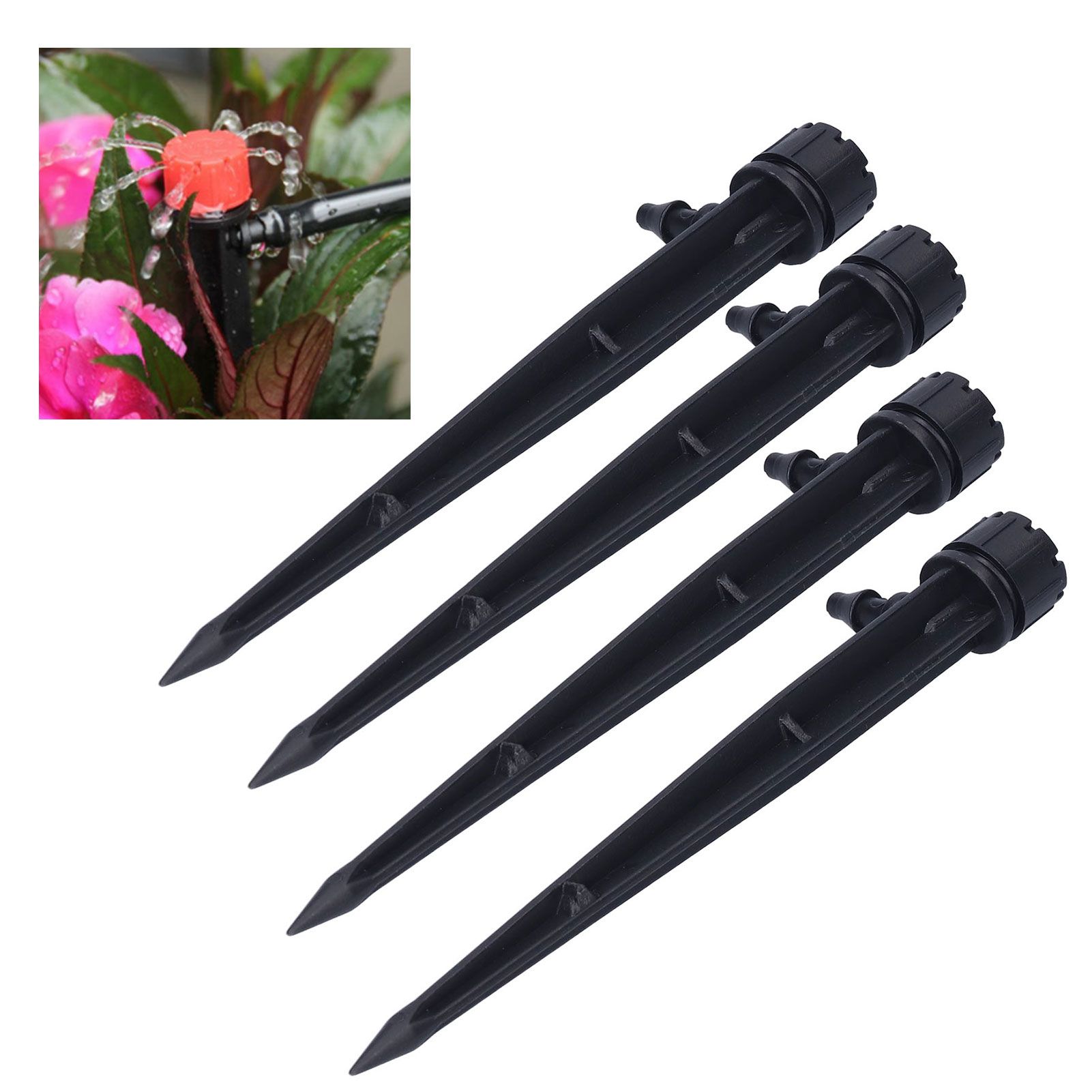 50PCS 360 Degree Adjustable Irrigation Drippers 8‑Hole Garden Irrigation view 10