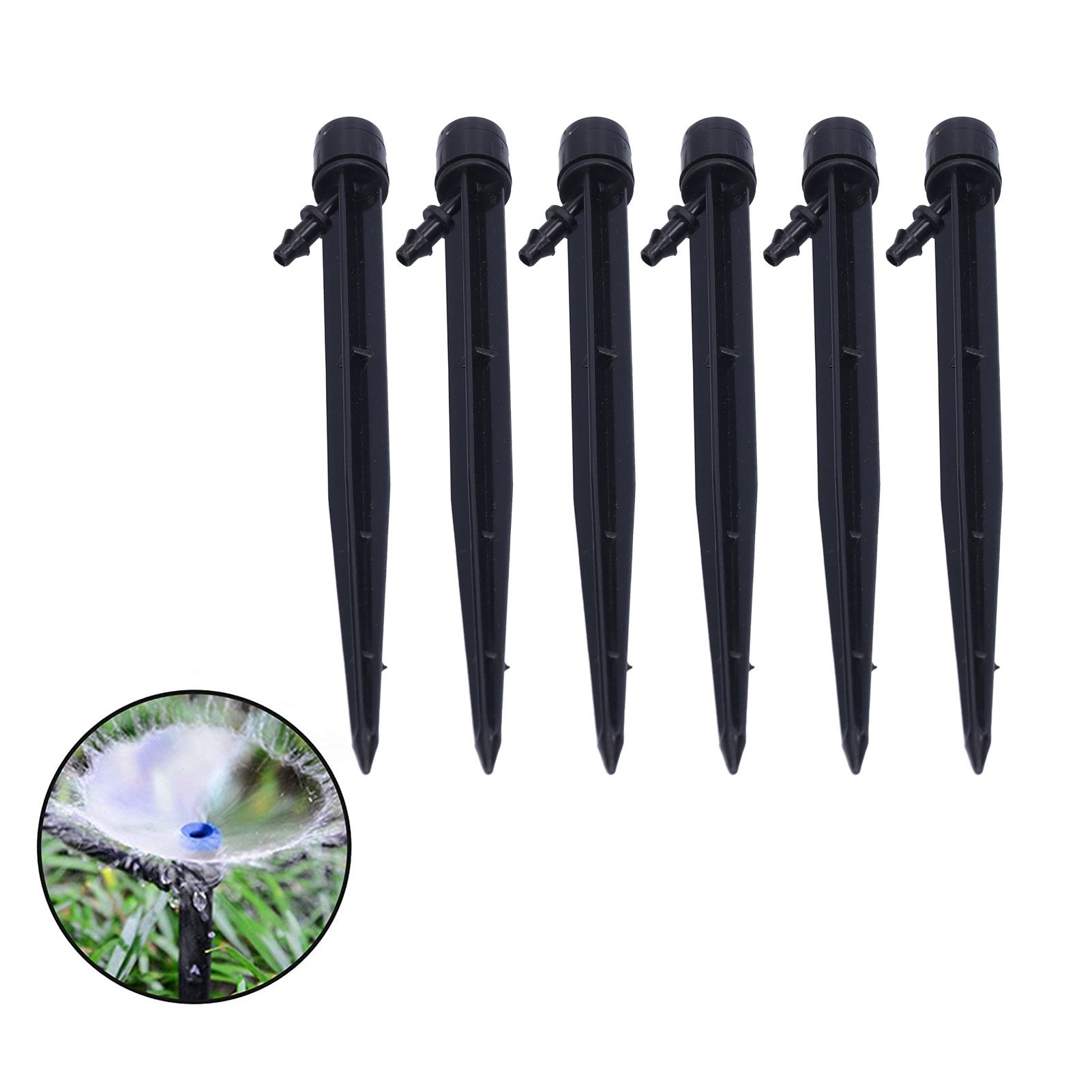 50PCS 1/4 Ground Insert Type Irrigation Dripper Drip Sprinkler for Garden view 9