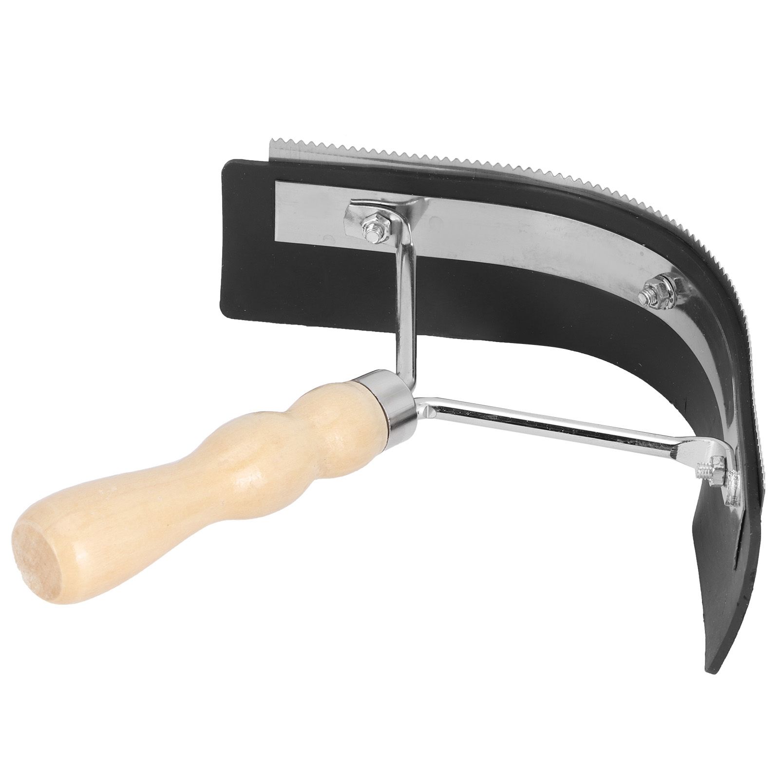 Horse Sweat Scraper with Wood Handle Non Slip Horse Cleaning Grooming Tool view 4
