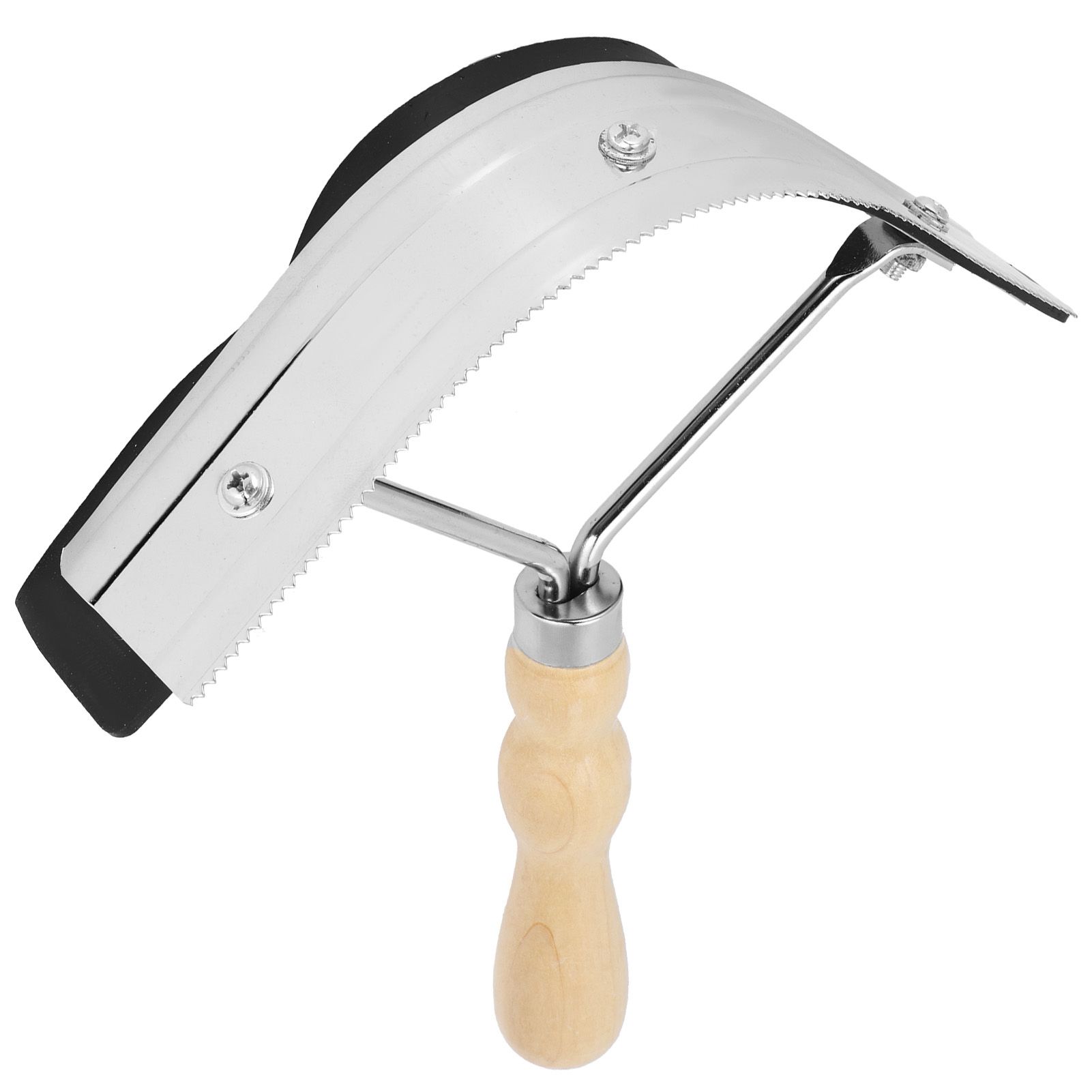 Horse Sweat Scraper with Wood Handle Non Slip Horse Cleaning Grooming Tool view 8