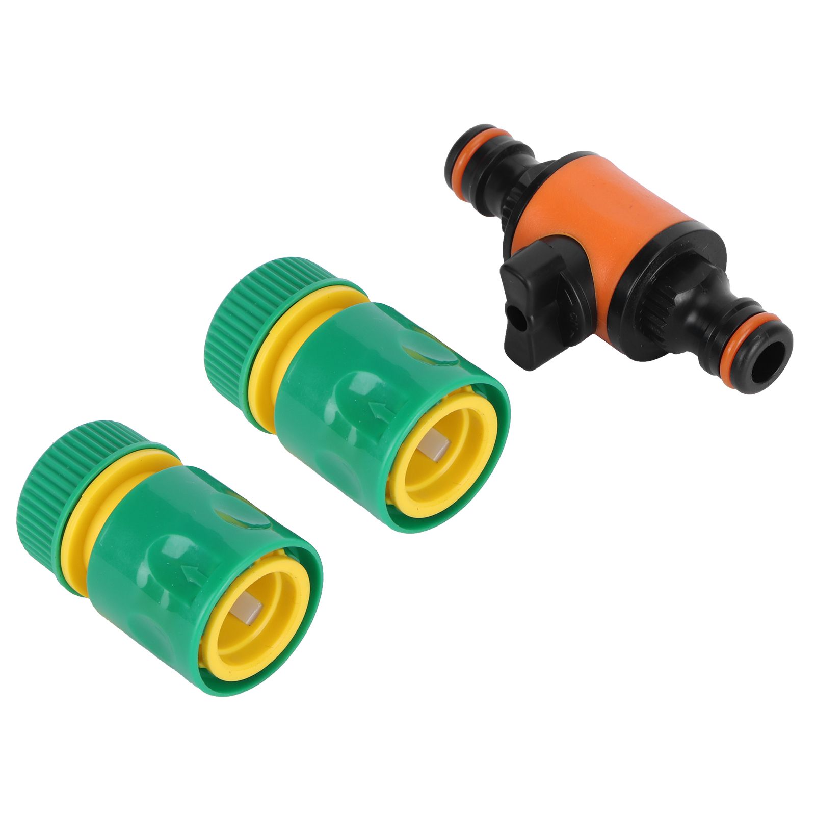 3PCS /Set American Type On/Off Ball Valve Garden Hose Quick Connectors Hose view 4
