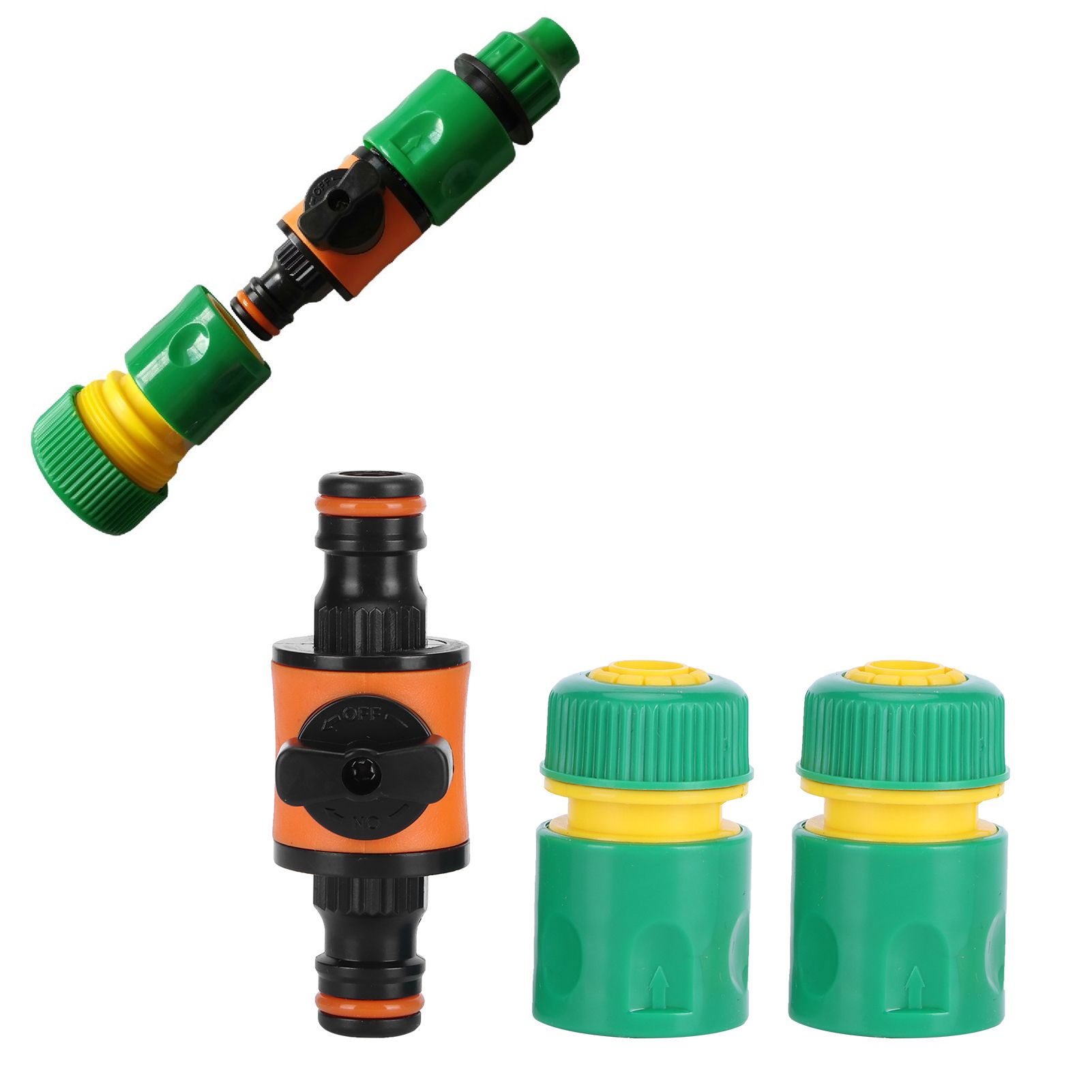 3PCS /Set American Type On/Off Ball Valve Garden Hose Quick Connectors Hose view 9