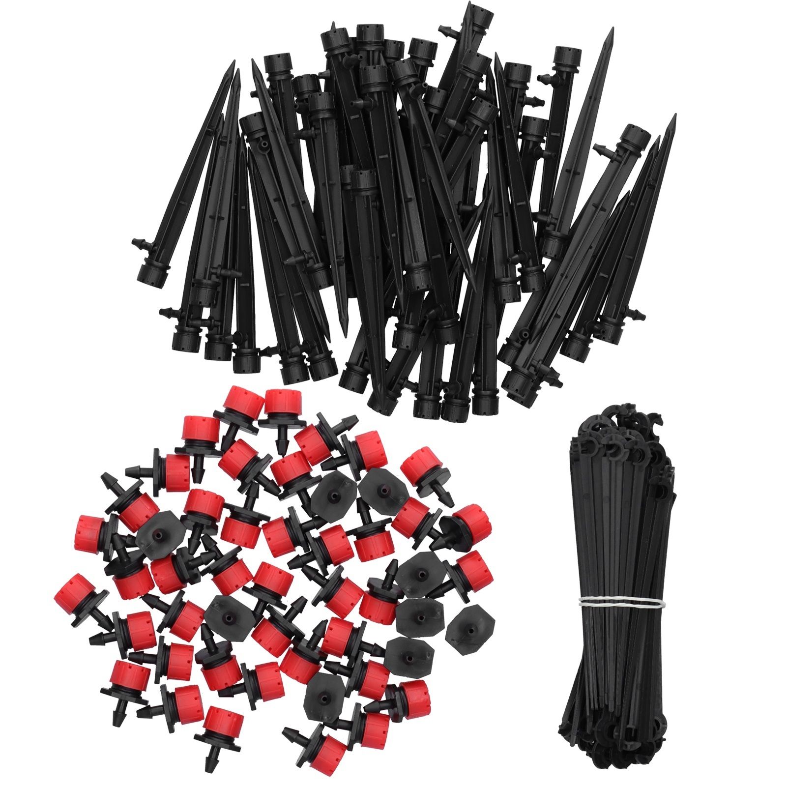 150PCS/Set Drip Irrigation Kit Water Drippers Garden Watering Sprinklers view 2