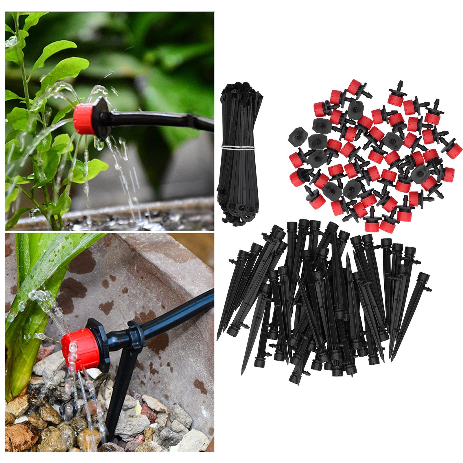150PCS/Set Drip Irrigation Kit Water Drippers Garden Watering Sprinklers view 9