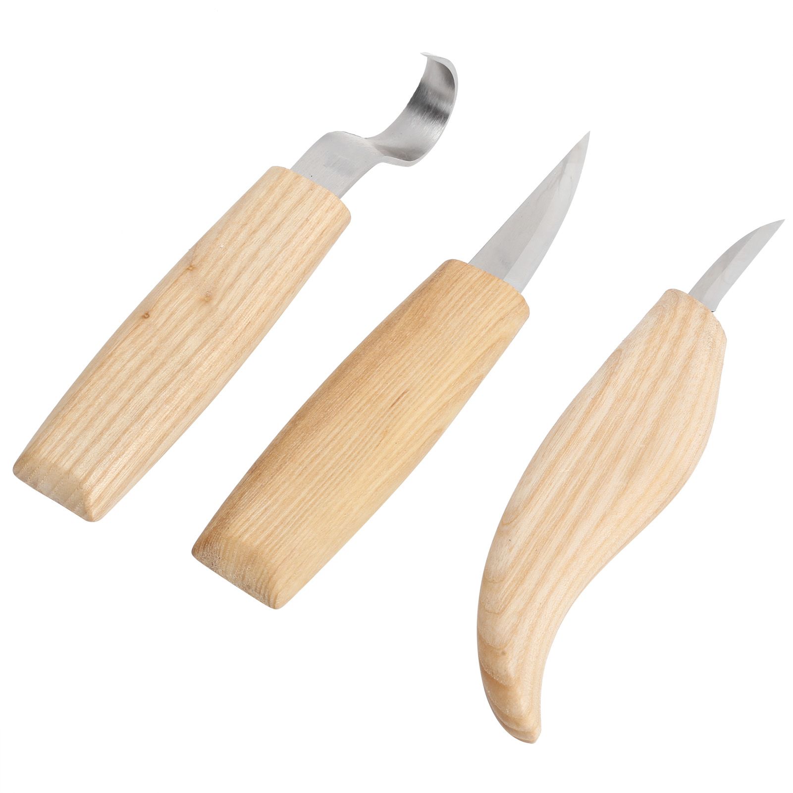 3Pcs/Set DIY Woodcarving Cutter Kit Stainless Steel Knives Woodworking Accessory view 4