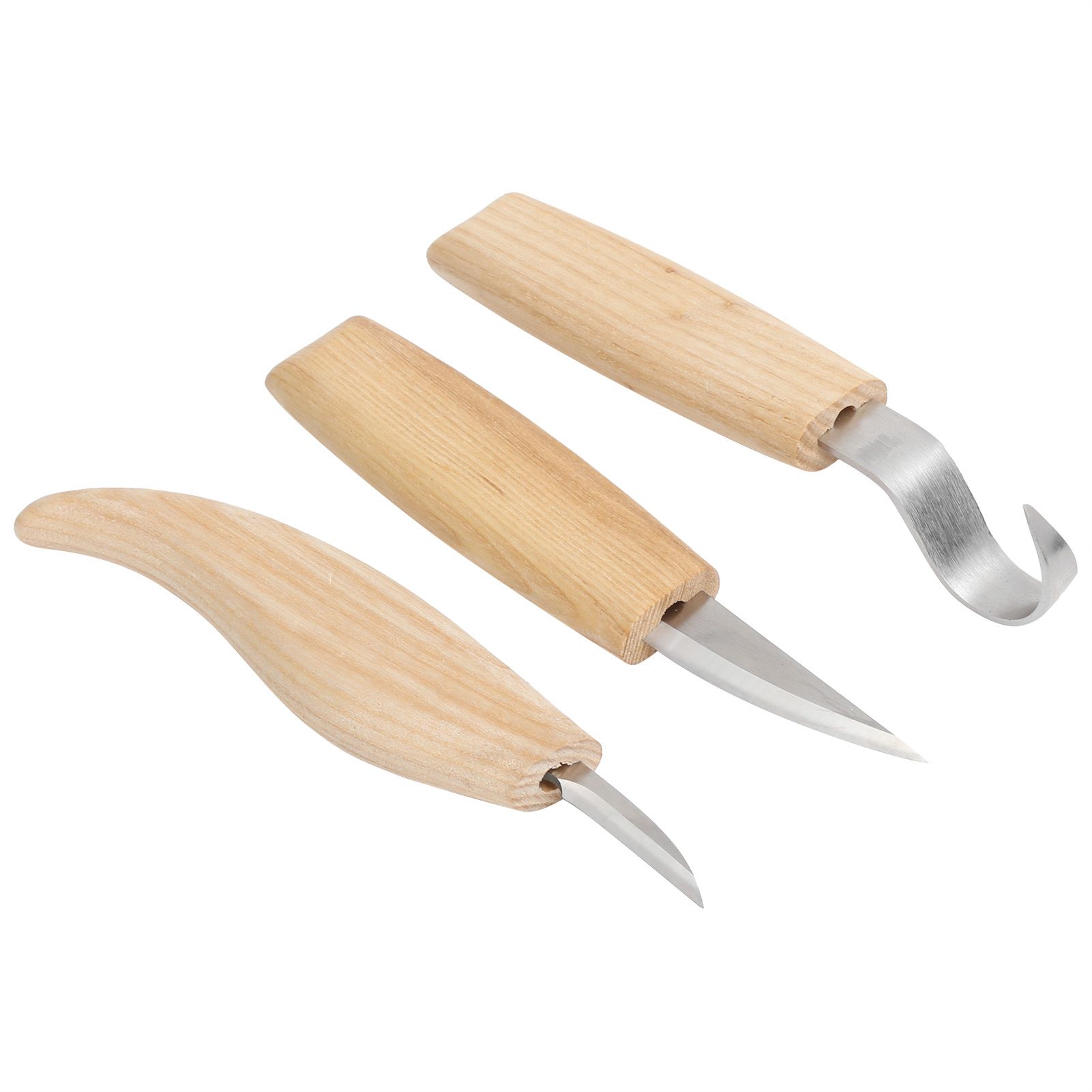 3Pcs/Set DIY Woodcarving Cutter Kit Stainless Steel Knives Woodworking Accessory view 5