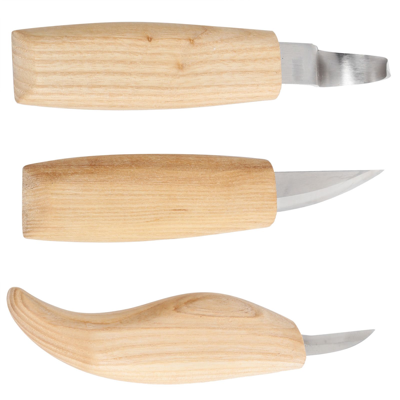 3Pcs/Set DIY Woodcarving Cutter Kit Stainless Steel Knives Woodworking Accessory view 7