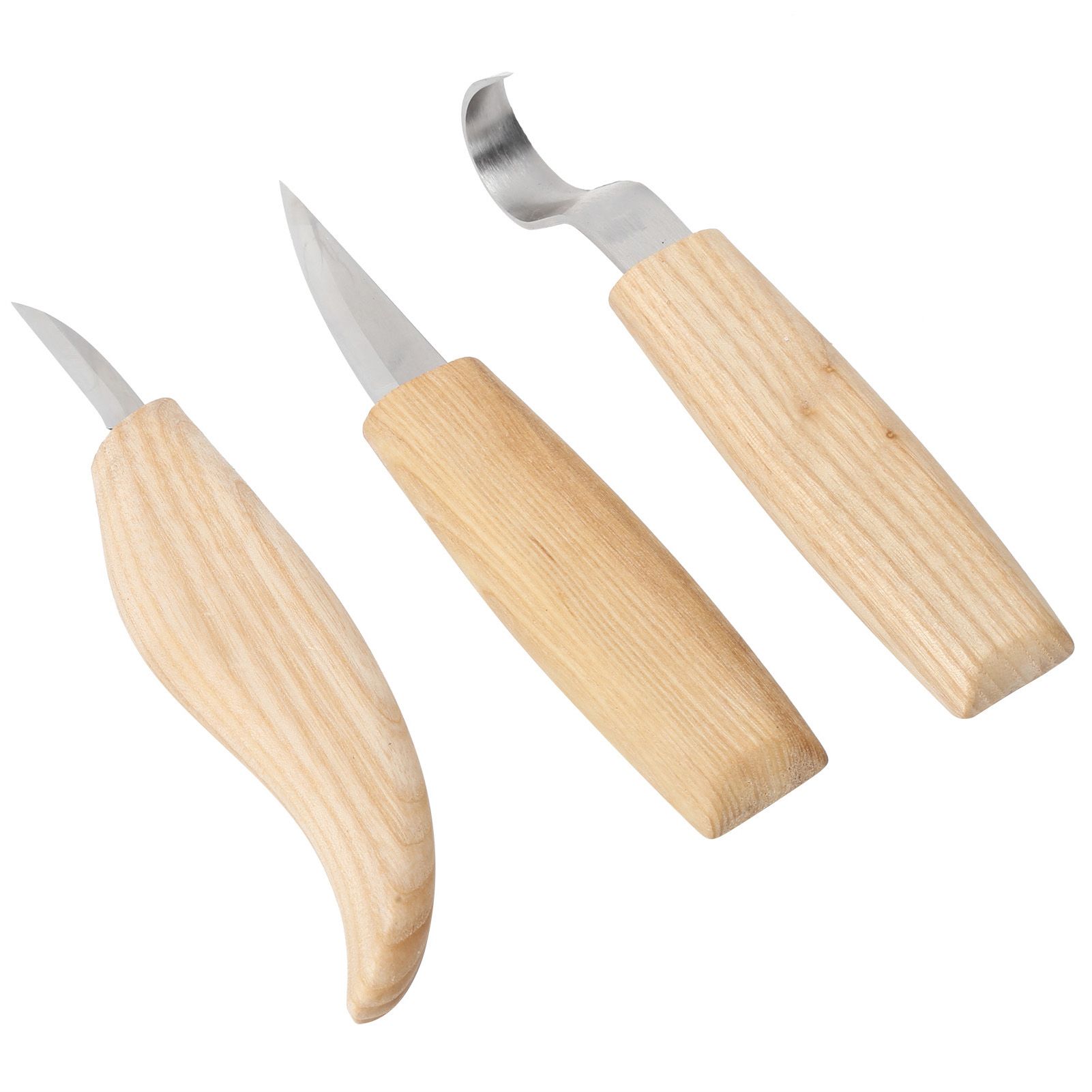 3Pcs/Set DIY Woodcarving Cutter Kit Stainless Steel Knives Woodworking Accessory view 10