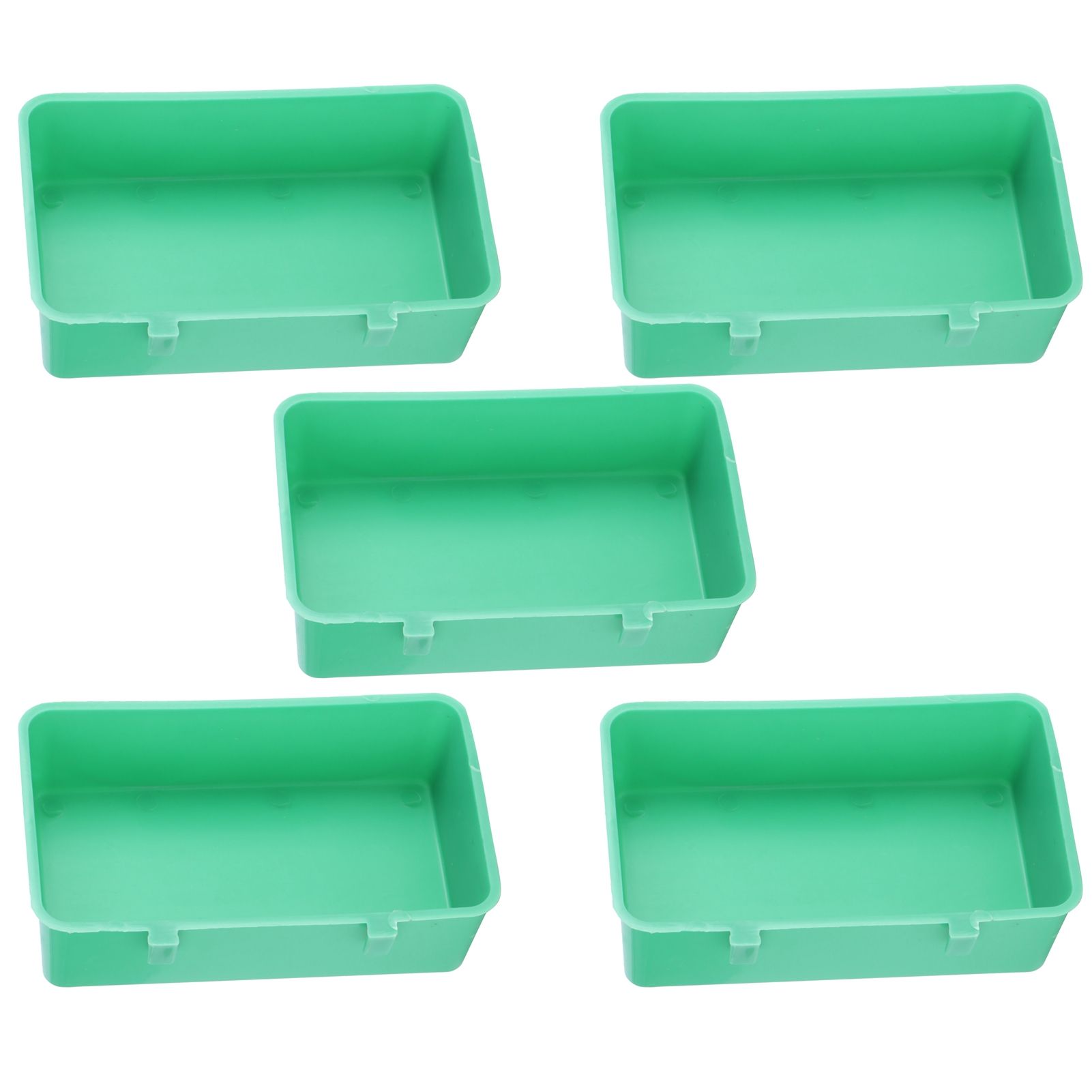 10Pcs Bird Food Water Feeder Plastic Feeding Bowl Trough Bird Bathtub Accessories view 2