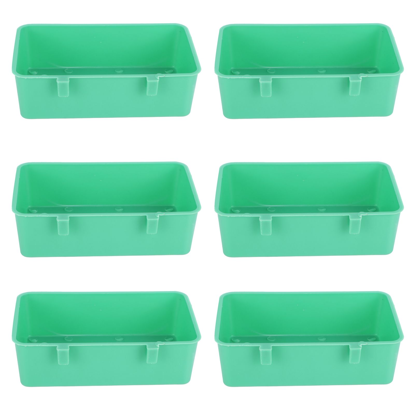10Pcs Bird Food Water Feeder Plastic Feeding Bowl Trough Bird Bathtub Accessories view 4