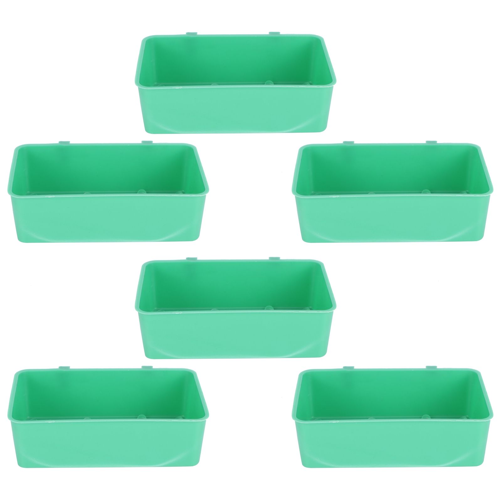 10Pcs Bird Food Water Feeder Plastic Feeding Bowl Trough Bird Bathtub Accessories view 7