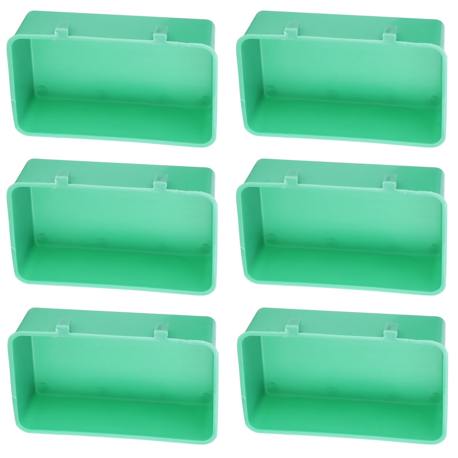 10Pcs Bird Food Water Feeder Plastic Feeding Bowl Trough Bird Bathtub Accessories view 8