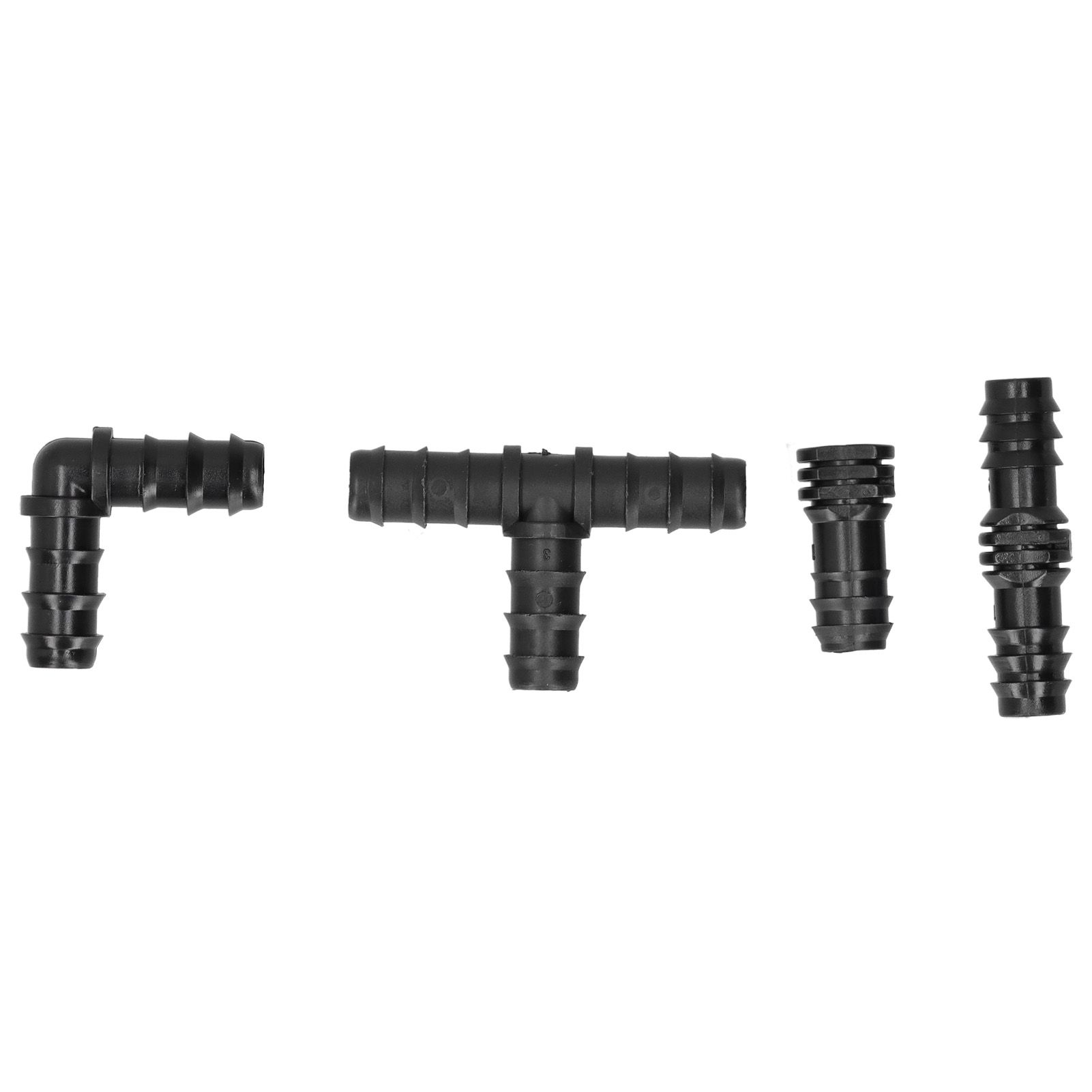 20Pcs/Set Drip Irrigation Sprinkler System Elbow Tee Coupling Connectors view 3