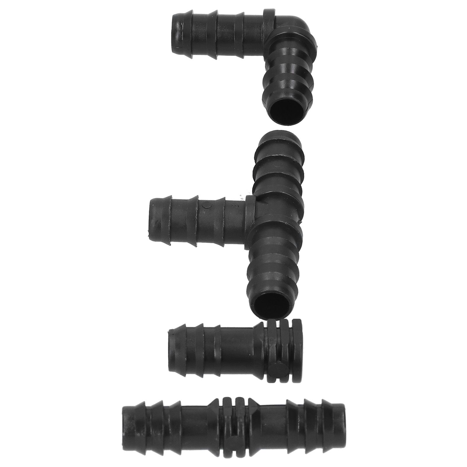 20Pcs/Set Drip Irrigation Sprinkler System Elbow Tee Coupling Connectors view 6
