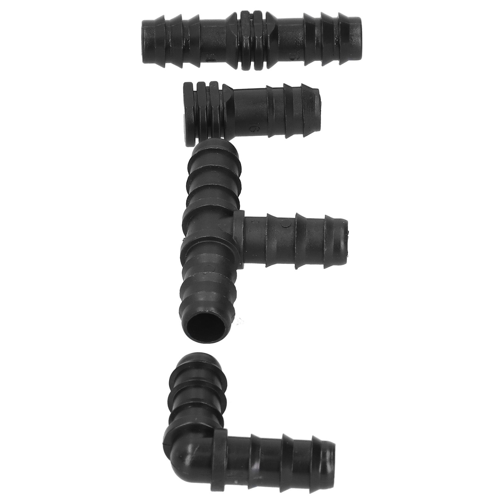 20Pcs/Set Drip Irrigation Sprinkler System Elbow Tee Coupling Connectors view 10
