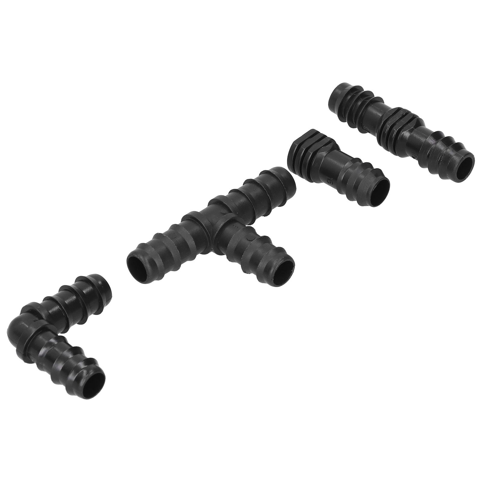 20Pcs/Set Drip Irrigation Sprinkler System Elbow Tee Coupling Connectors view 15