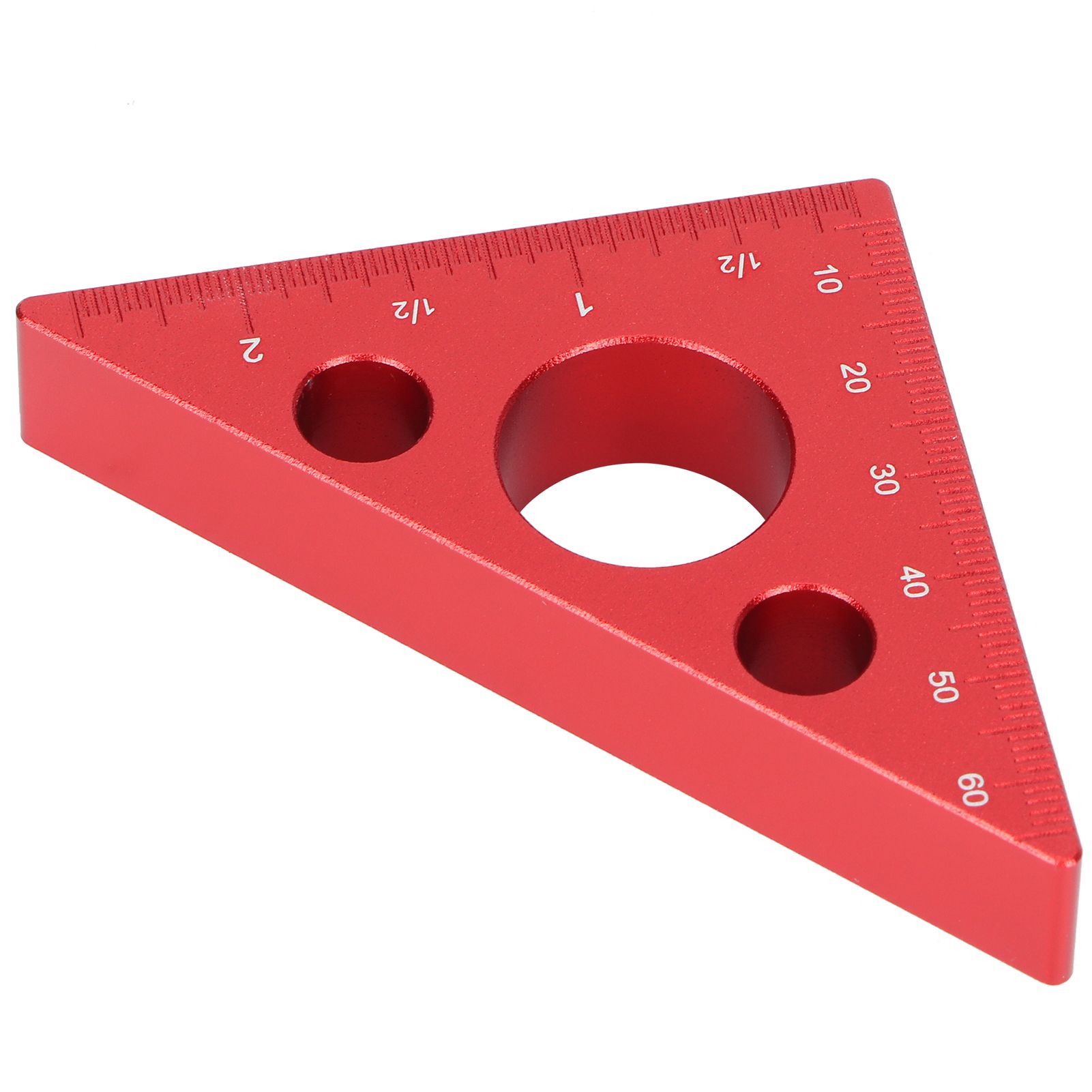 Aluminum Alloy Triangular Ruler Thicken Height Ruler DIY Woodworking Measuring view 7