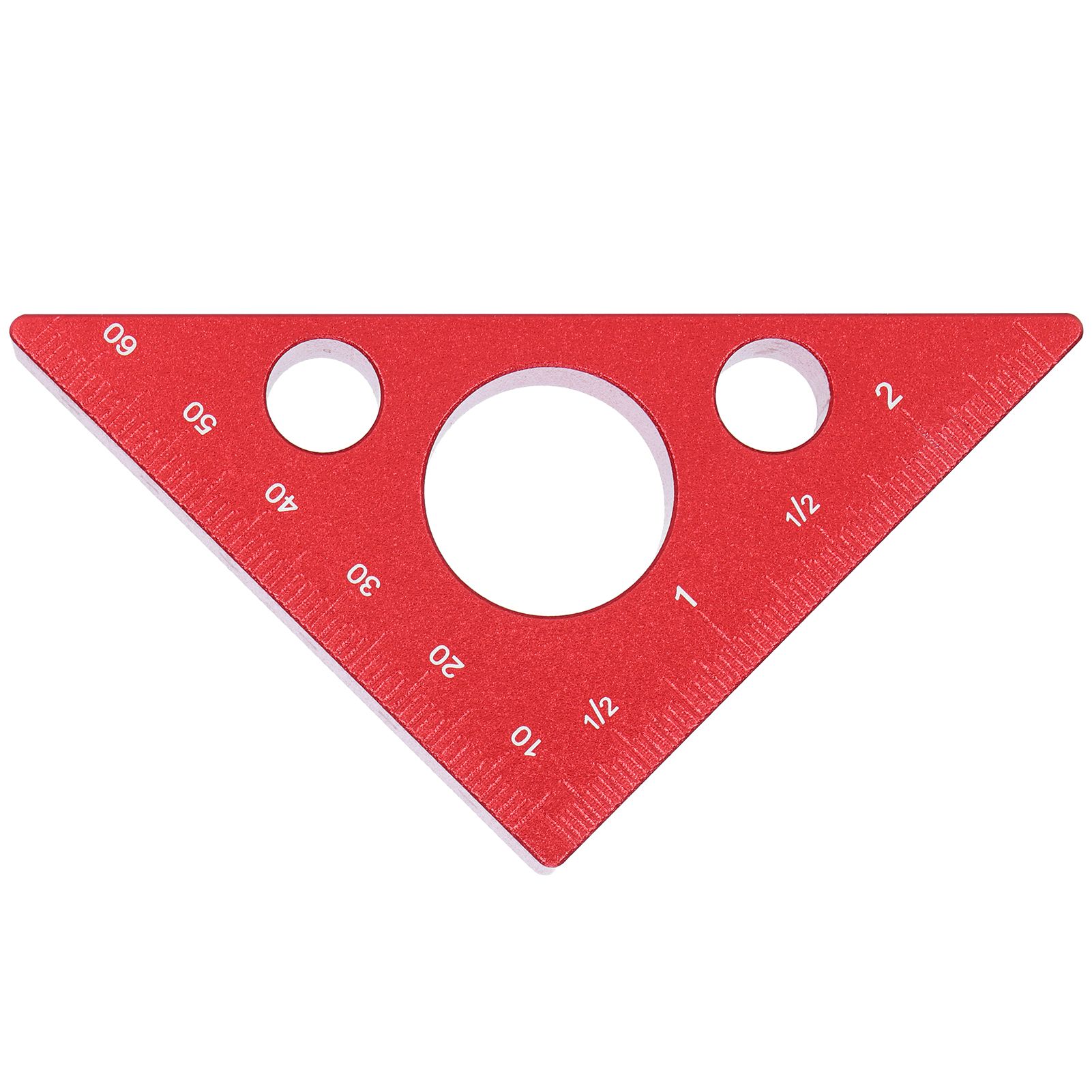 Aluminum Alloy Triangular Ruler Thicken Height Ruler DIY Woodworking Measuring view 8
