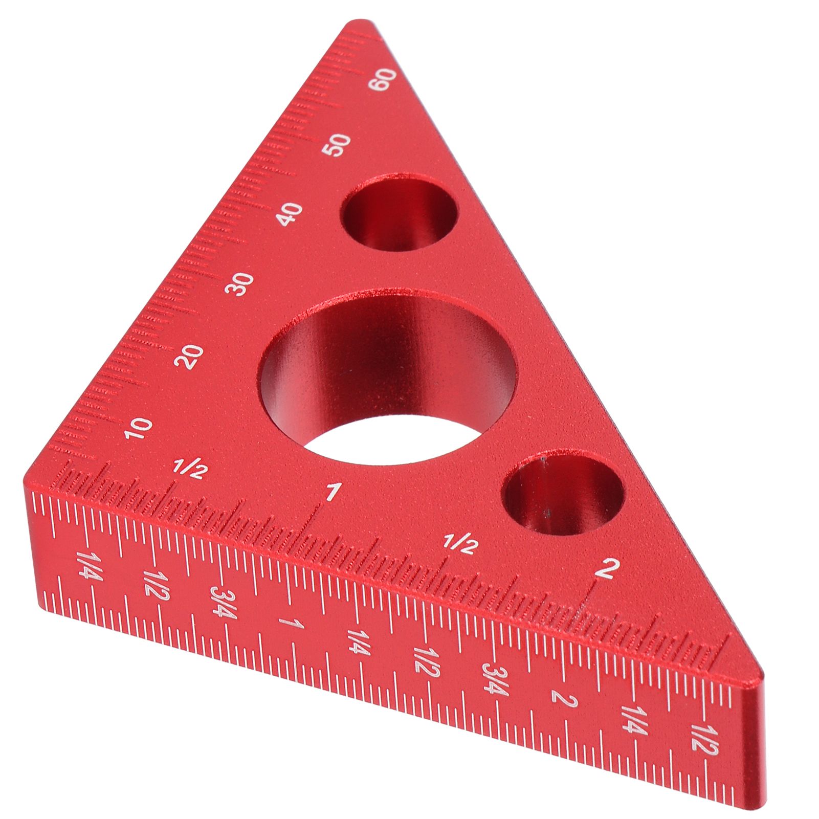 Aluminum Alloy Triangular Ruler Thicken Height Ruler DIY Woodworking Measuring view 10