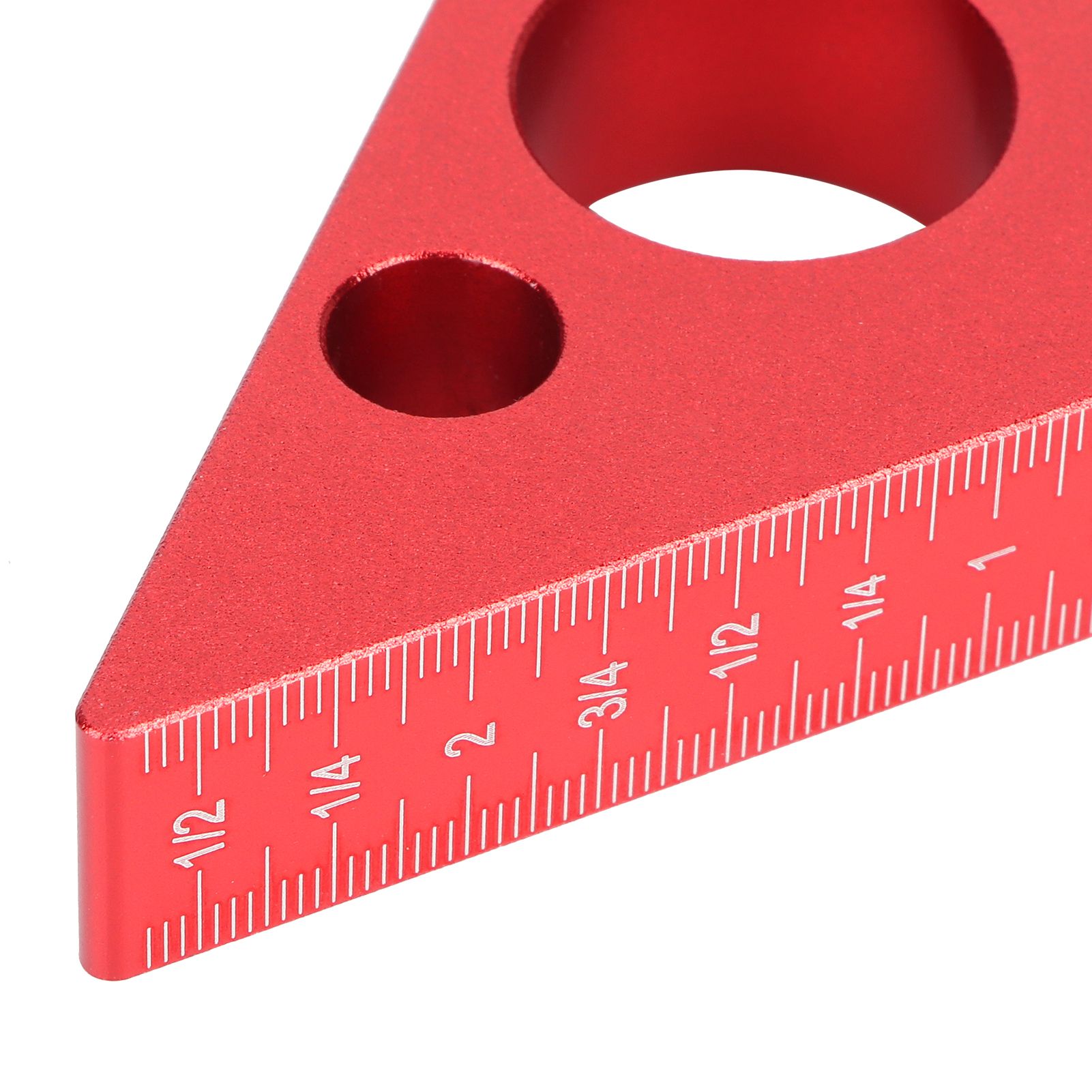 Aluminum Alloy Triangular Ruler Thicken Height Ruler DIY Woodworking Measuring view 13