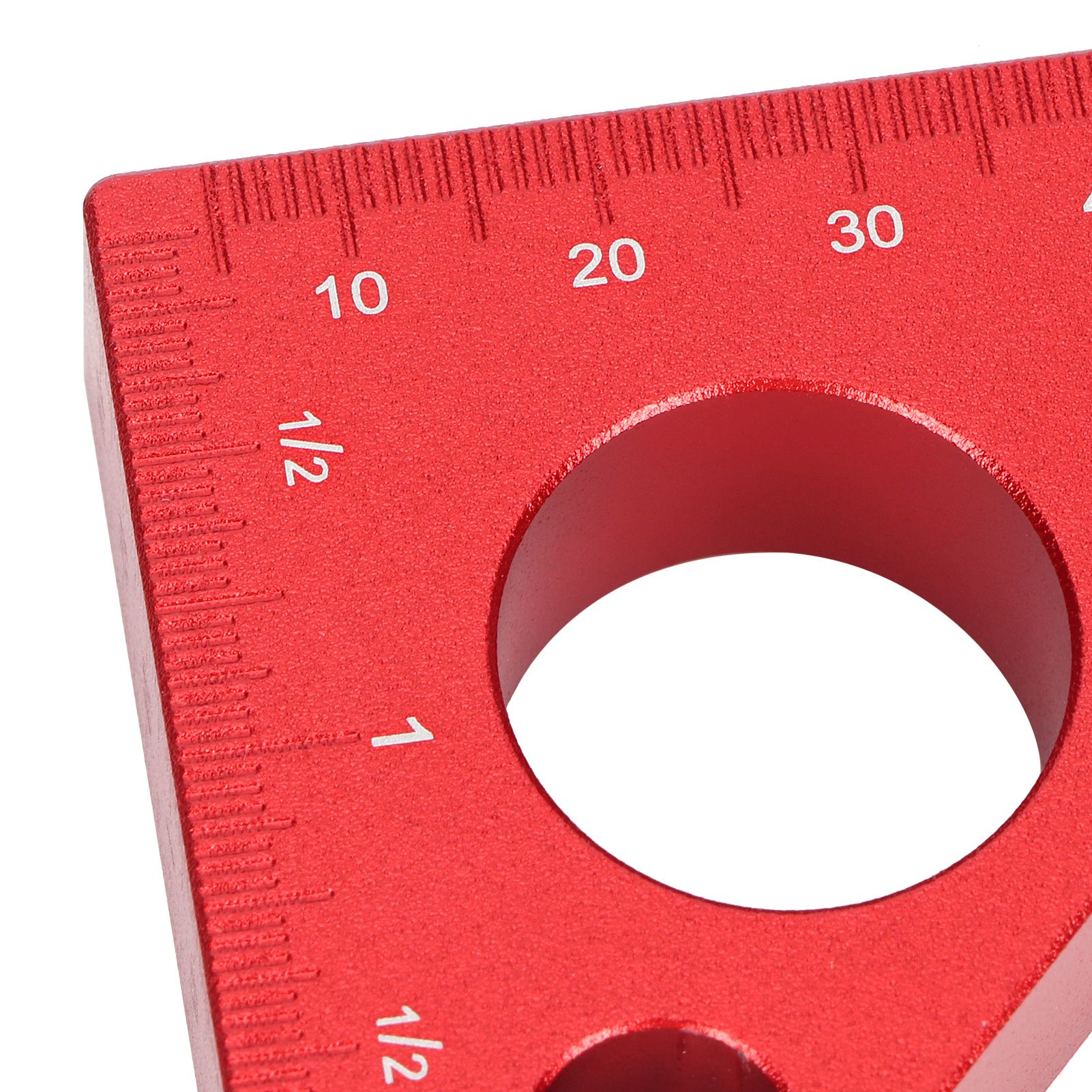 Aluminum Alloy Triangular Ruler Thicken Height Ruler DIY Woodworking Measuring view 14