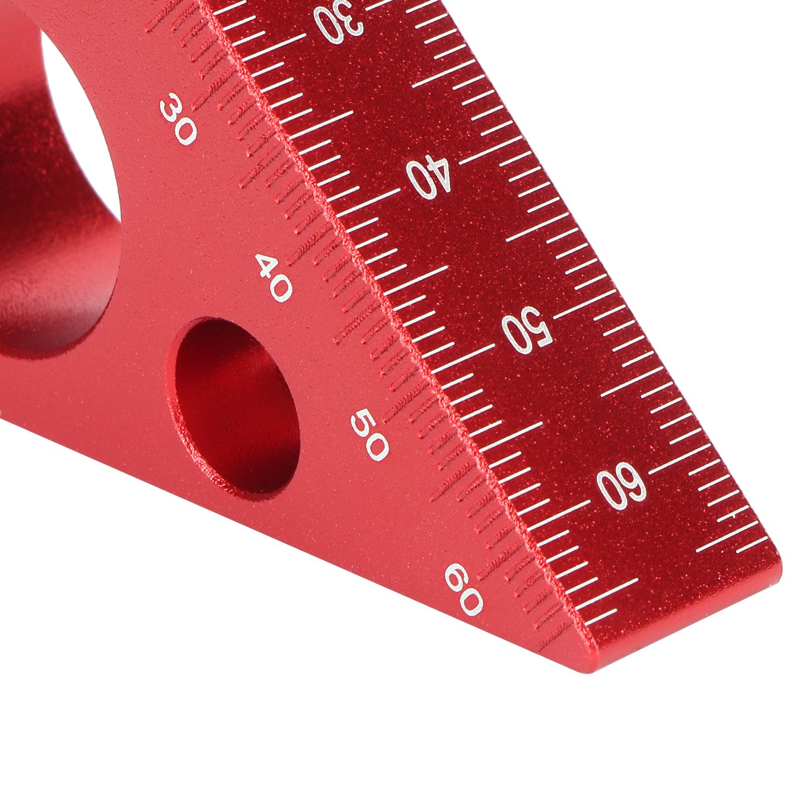 Aluminum Alloy Triangular Ruler Thicken Height Ruler DIY Woodworking Measuring view 15
