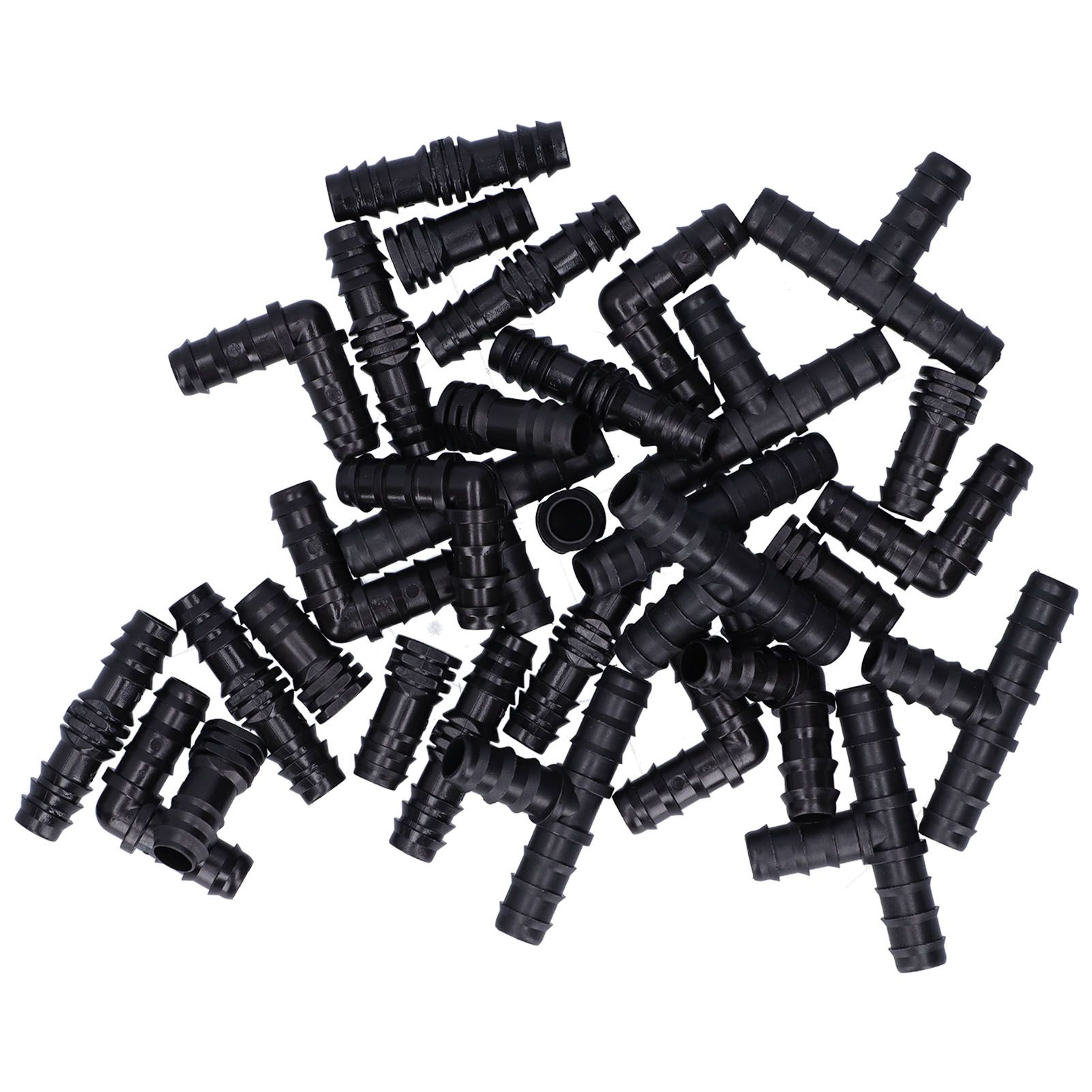 32Pcs/Set Drip Irrigation Tees Connectors Kit 1/2 Tubing Set Garden Greenhouse view 2