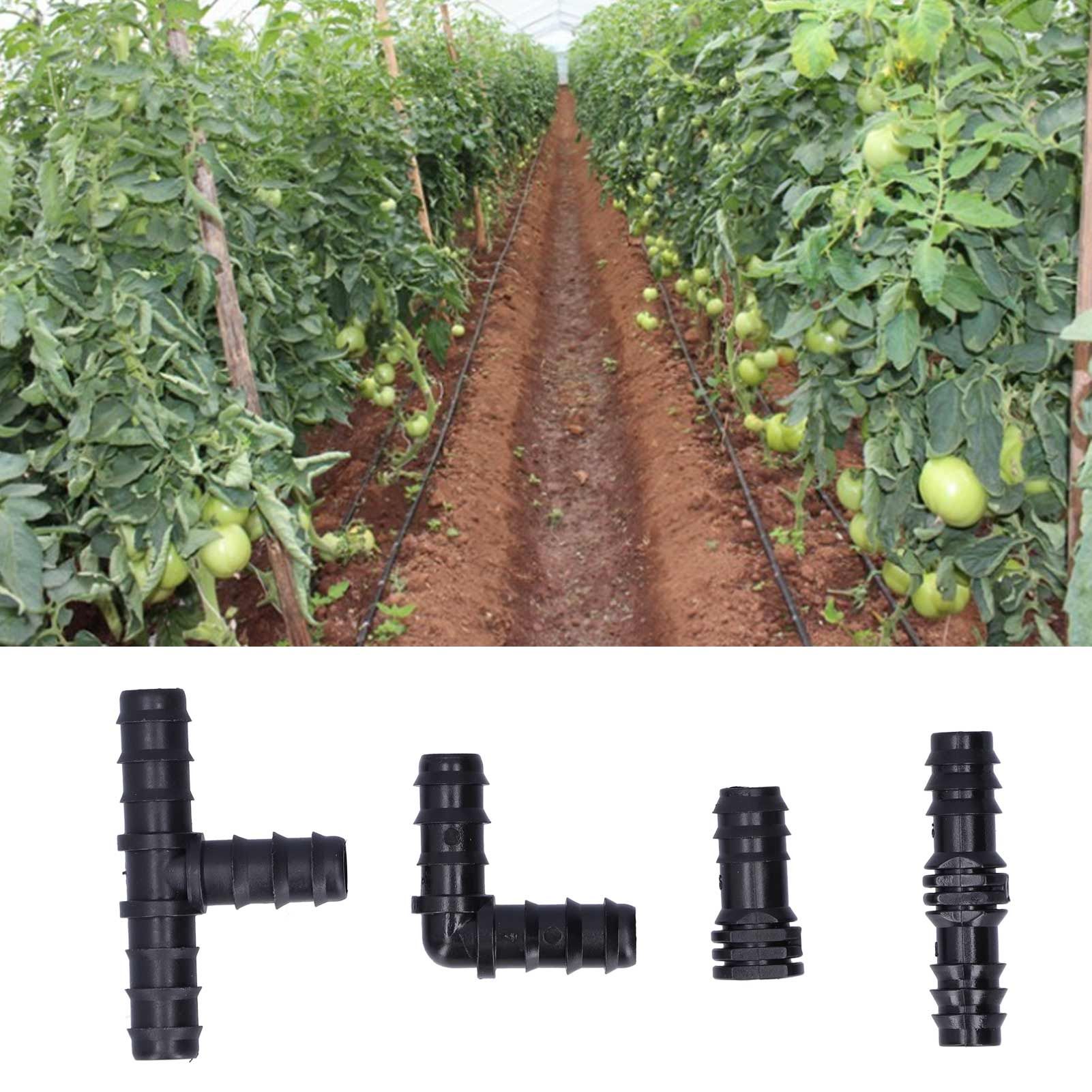 32Pcs/Set Drip Irrigation Tees Connectors Kit 1/2 Tubing Set Garden Greenhouse view 12