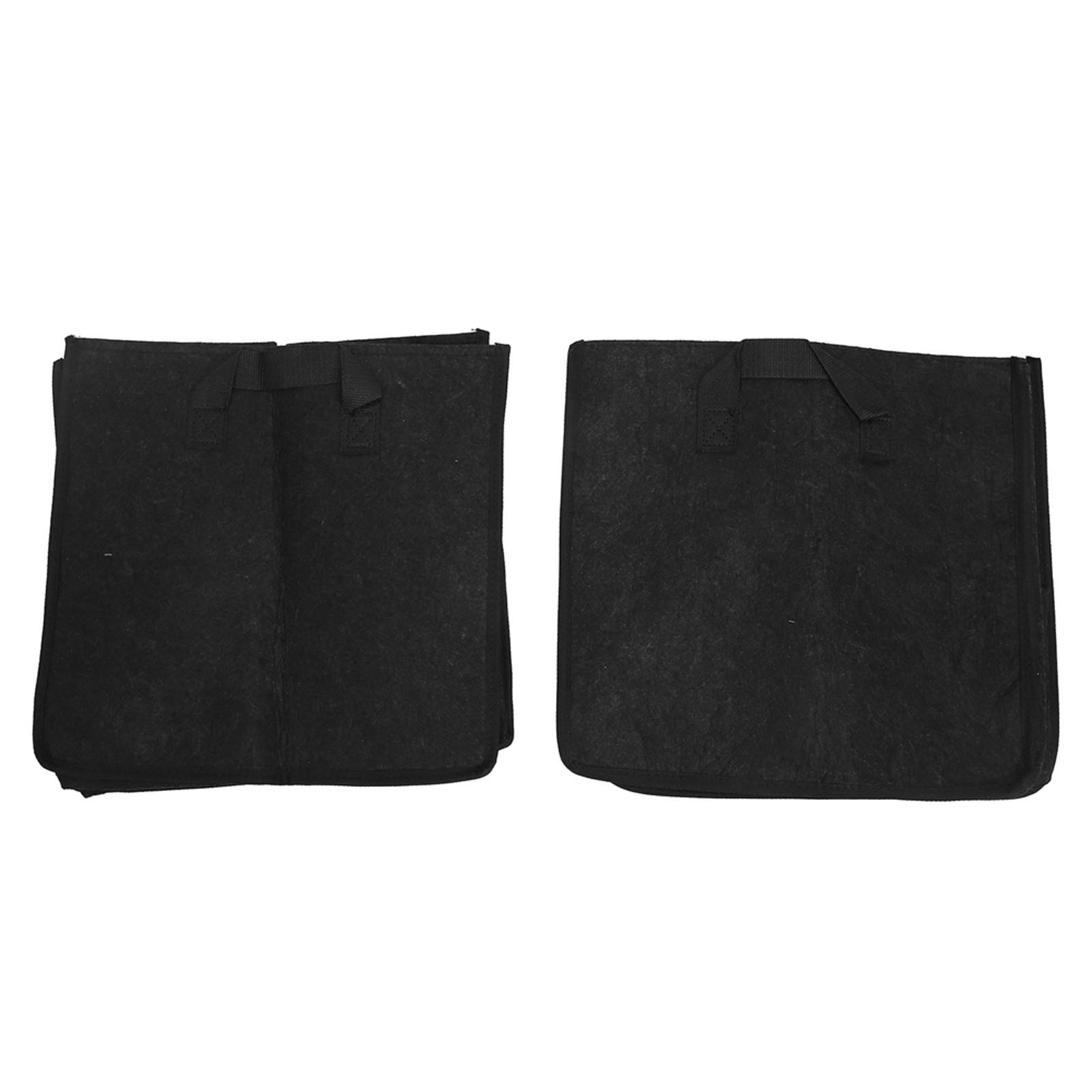 2PCS Plant Grow Bags Felt Vegetable Growing Pots with Handles Flower Planting