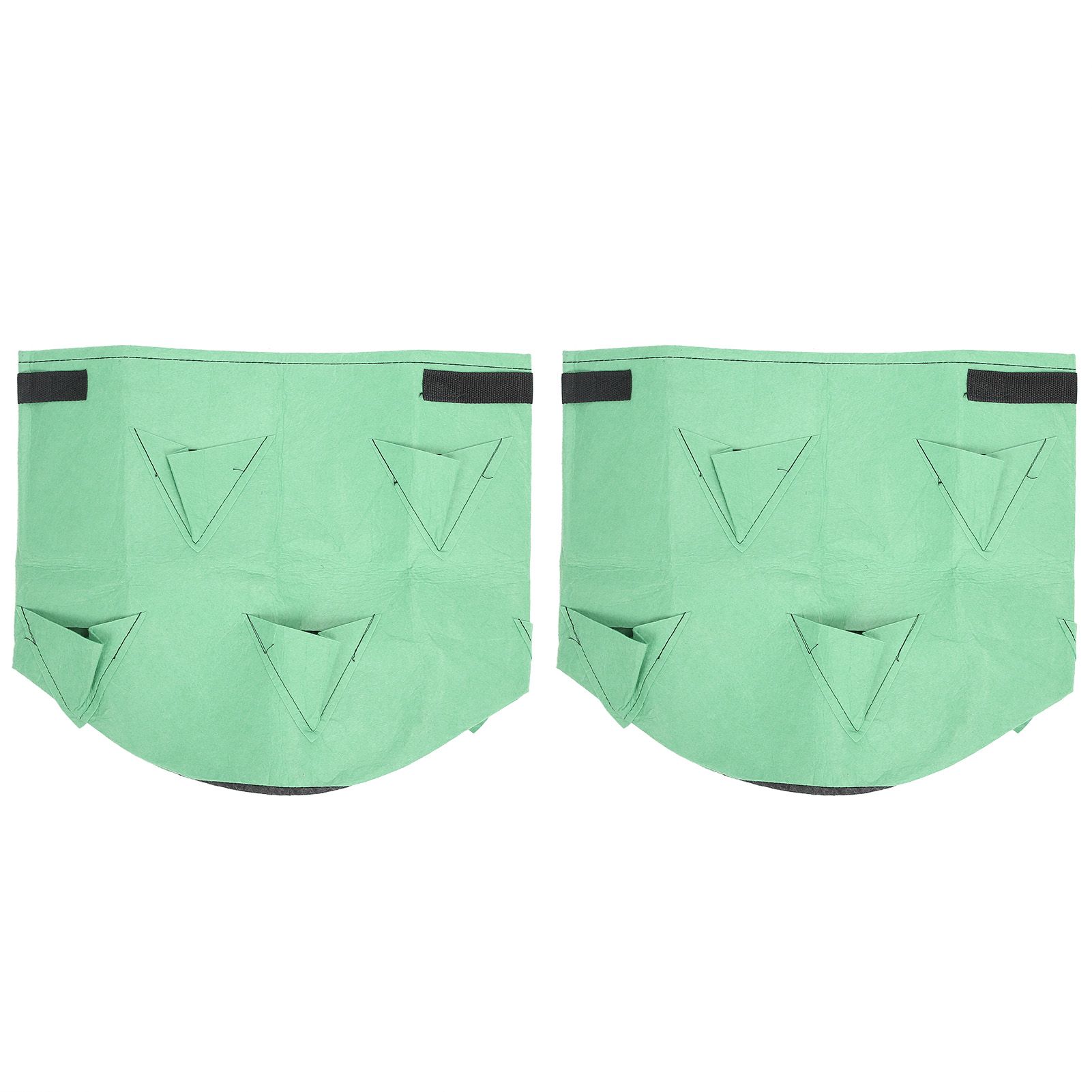 2Pcs 8‑Pockets Strawberry Planting Bag Flower and Vegetable Planting Buckets view 6