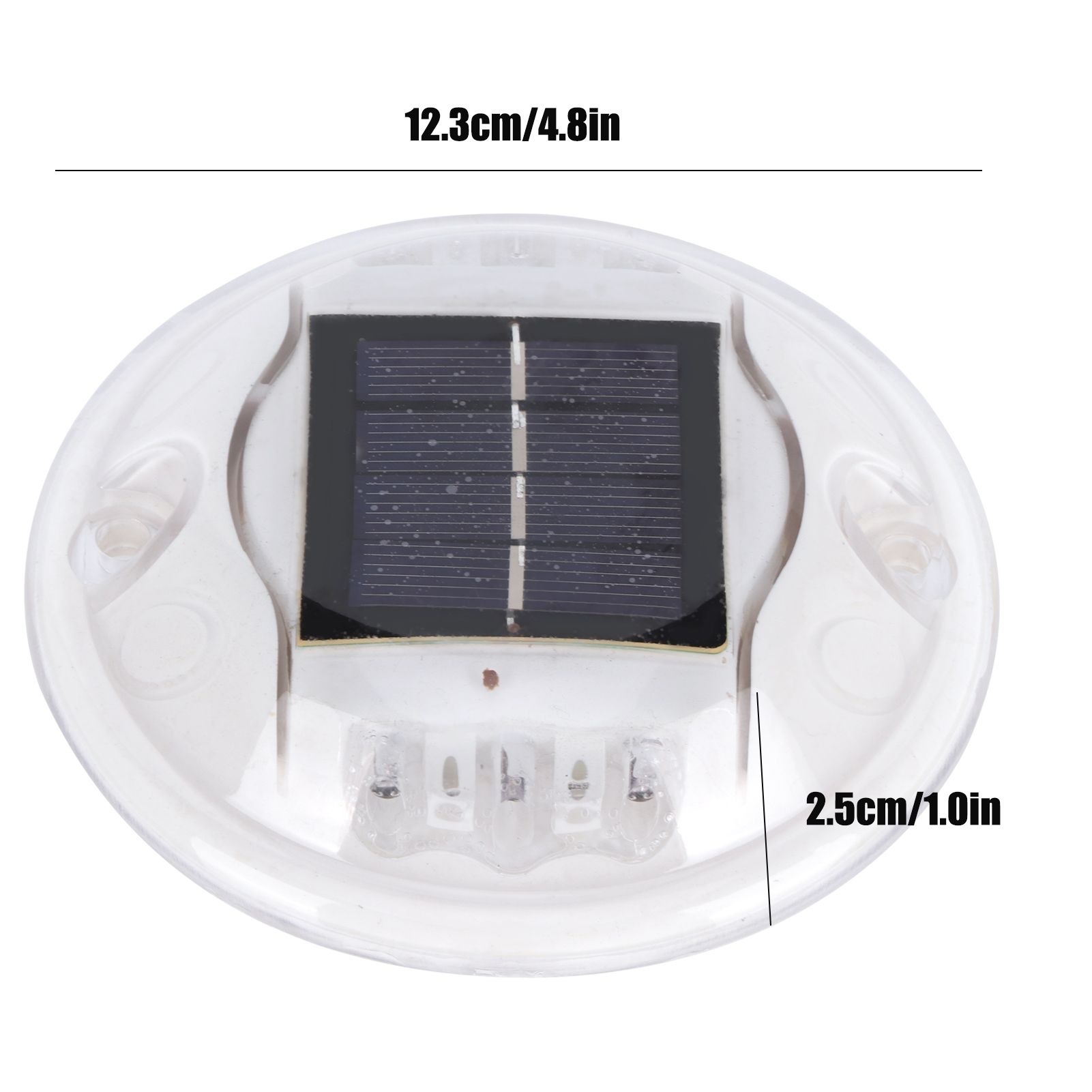 Round LED Solar Light IP68 Waterproof Induction Lamp for Garden Landscape view 15