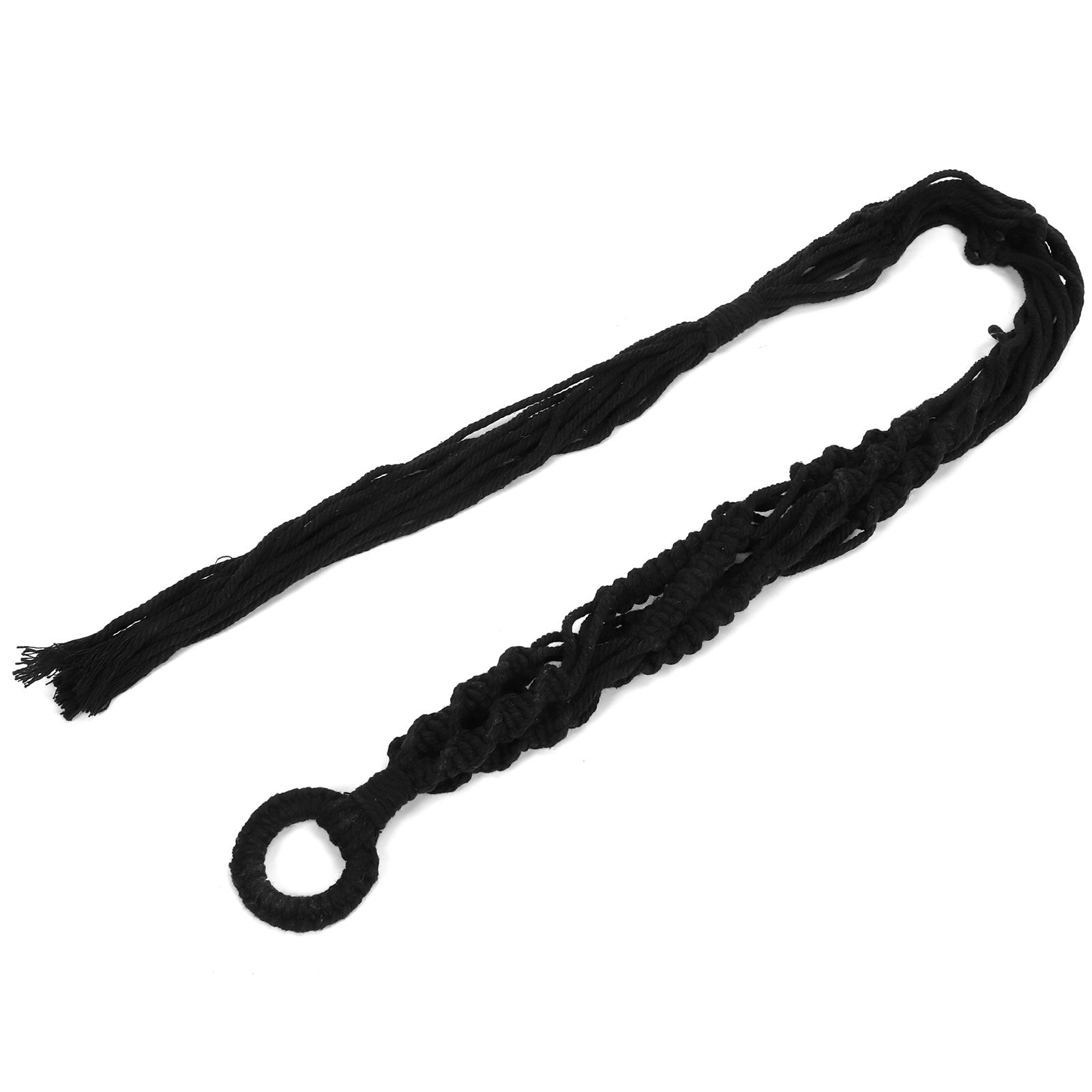 Cotton Twisted Rope Plant Hanger Hanging Planter Decorative Flower Pot Holder view 4