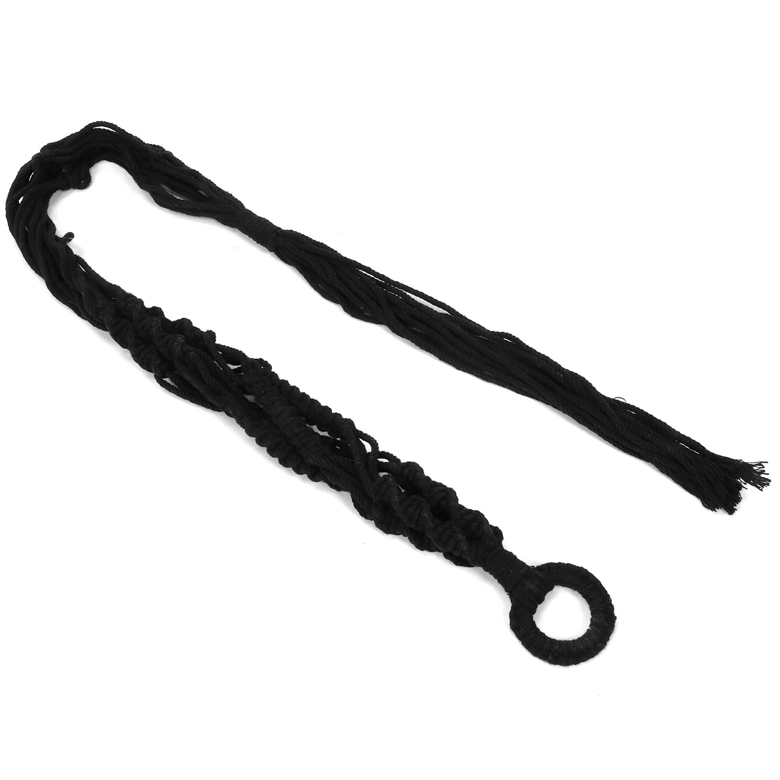 Cotton Twisted Rope Plant Hanger Hanging Planter Decorative Flower Pot Holder view 9
