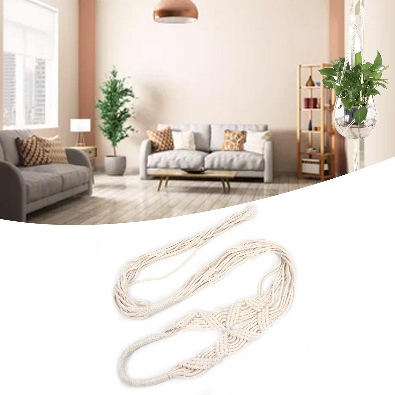 Plant Hanger Hanging Planter Basket Decorative Flower Pot Holder for Indoor view 11