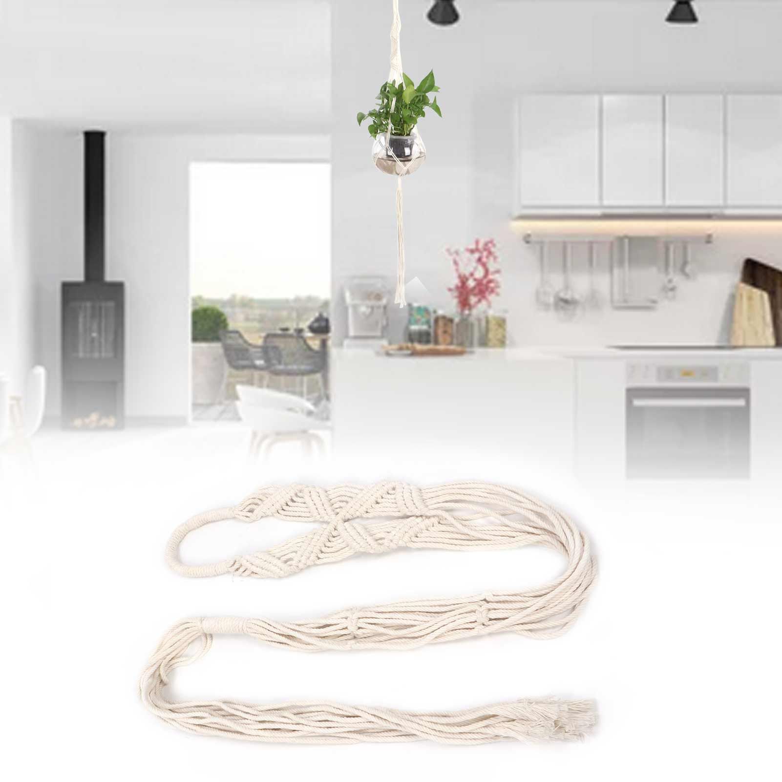 Plant Hanger Hanging Planter Basket Decorative Flower Pot Holder for Indoor view 12