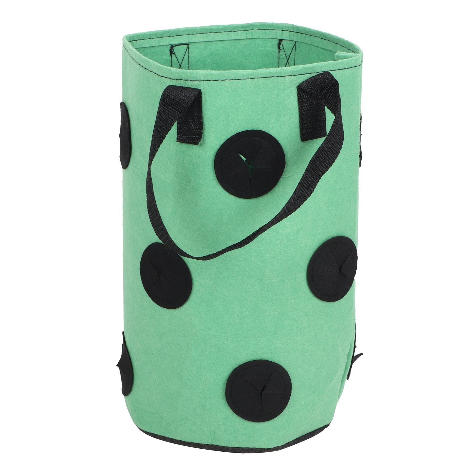 12 Holes Strawberry Planter Bag with Handles Portable Felt Plant Growing Bag view 2