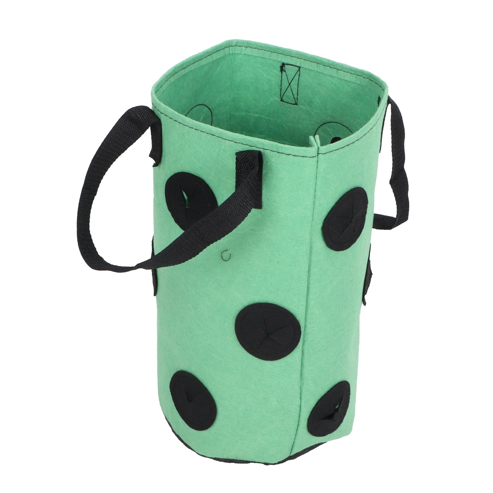 12 Holes Strawberry Planter Bag with Handles Portable Felt Plant Growing Bag view 3