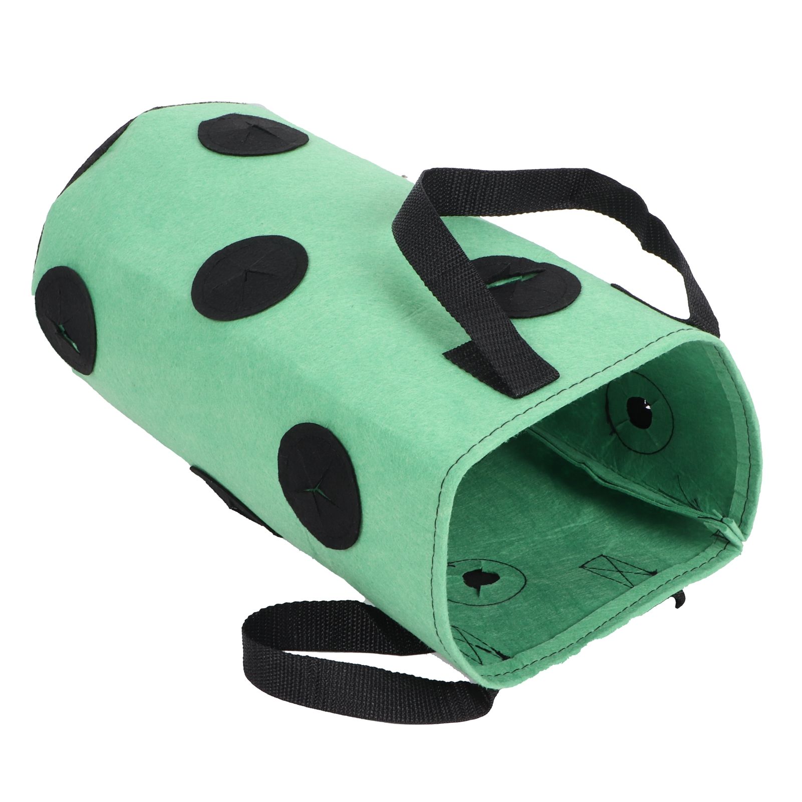 12 Holes Strawberry Planter Bag with Handles Portable Felt Plant Growing Bag view 5