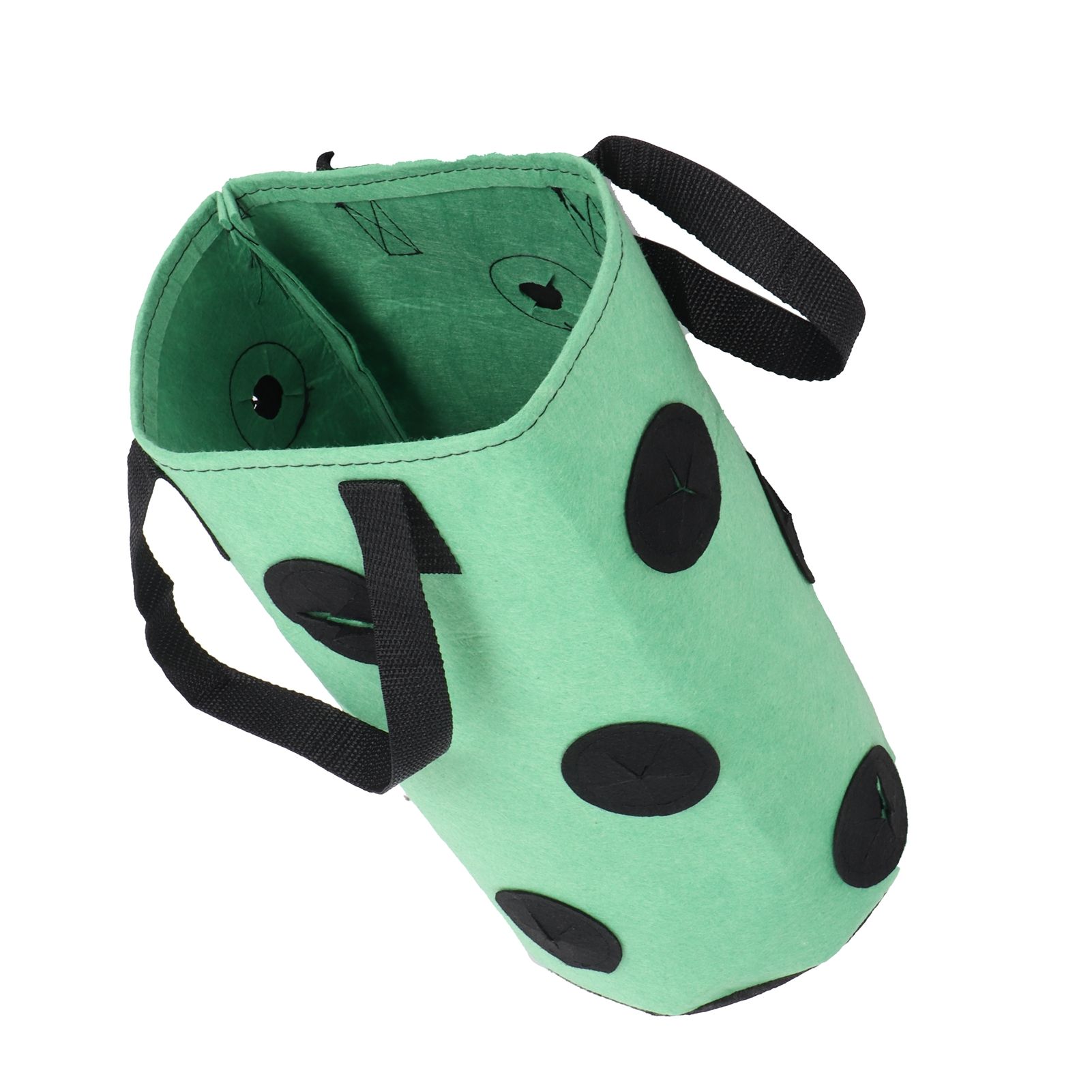 12 Holes Strawberry Planter Bag with Handles Portable Felt Plant Growing Bag view 9