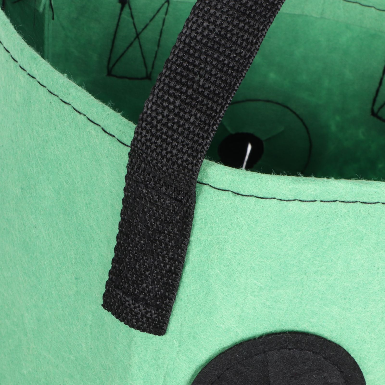 12 Holes Strawberry Planter Bag with Handles Portable Felt Plant Growing Bag view 13