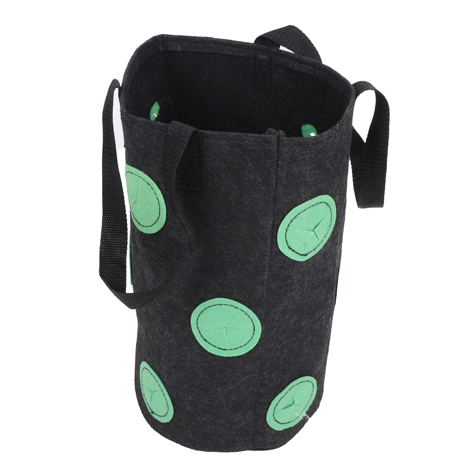 12 Holes Strawberry Planter Bag with Handles Portable Felt Plant Growing Bag view 2