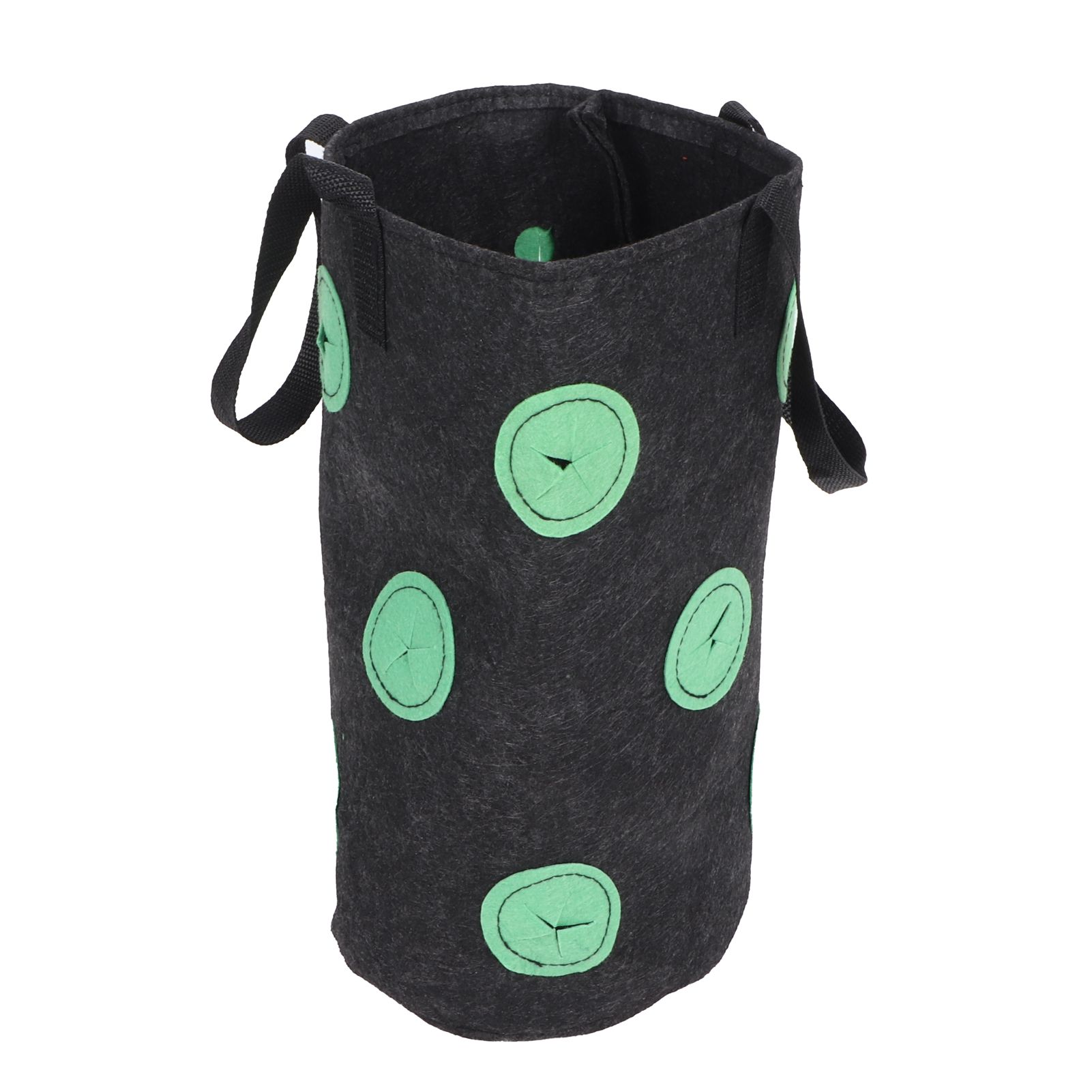 12 Holes Strawberry Planter Bag with Handles Portable Felt Plant Growing Bag view 3