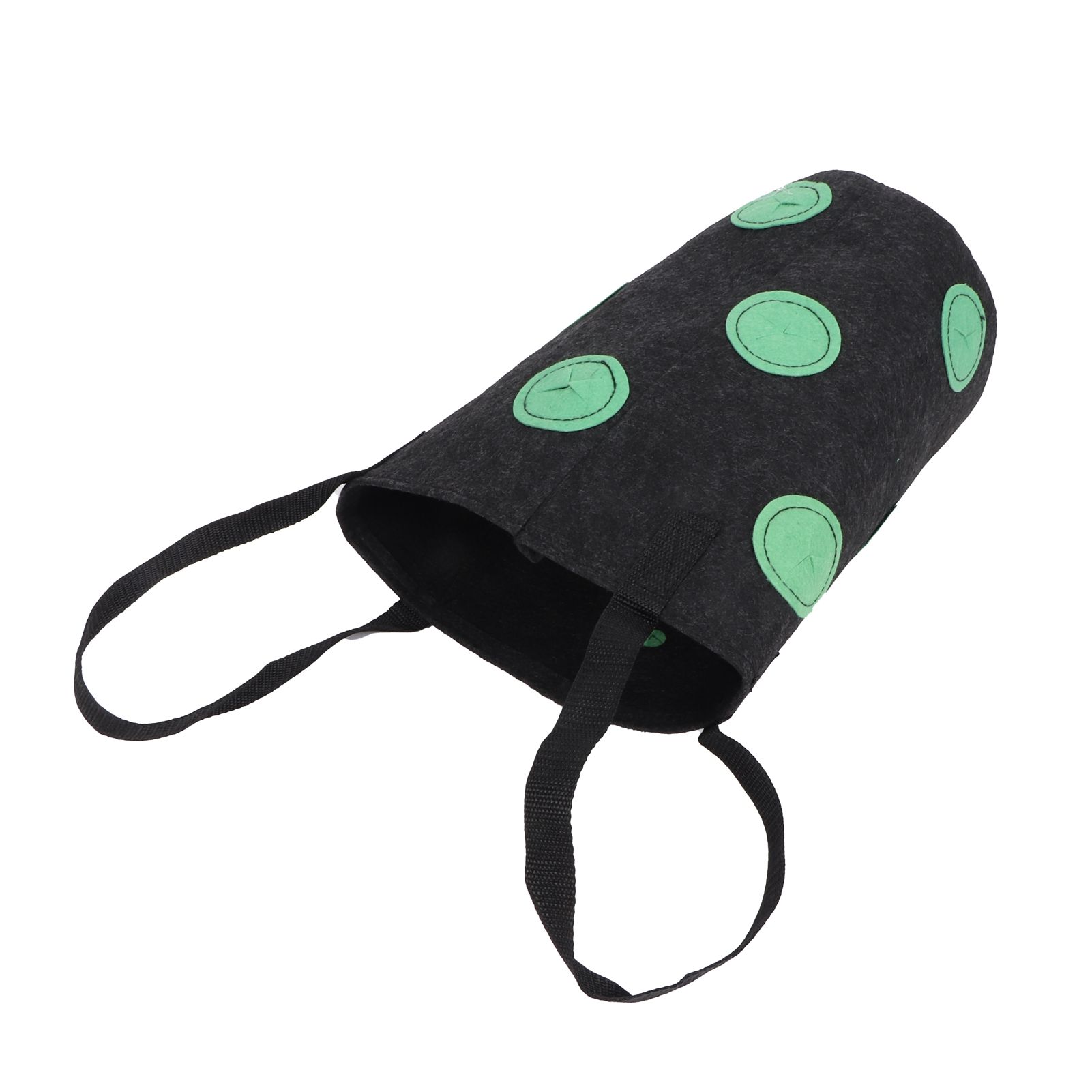 12 Holes Strawberry Planter Bag with Handles Portable Felt Plant Growing Bag view 4