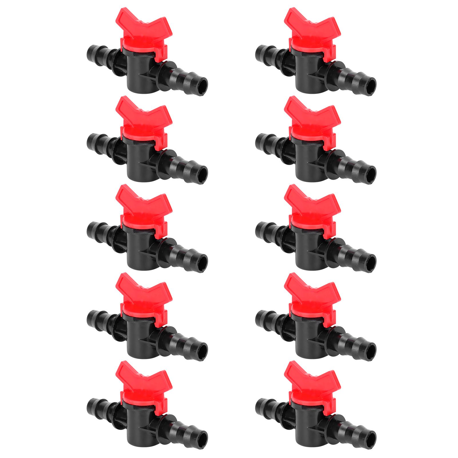10PCS 1/2 Hose Irrigation Fittings Barbed in Line Valve Garden Irrigation view 2